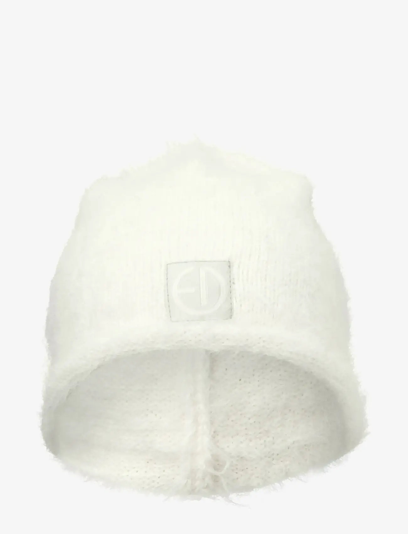 Elodie Details - Furry Knit Beanie - Vanilla White - beanies - vanilla white - 1