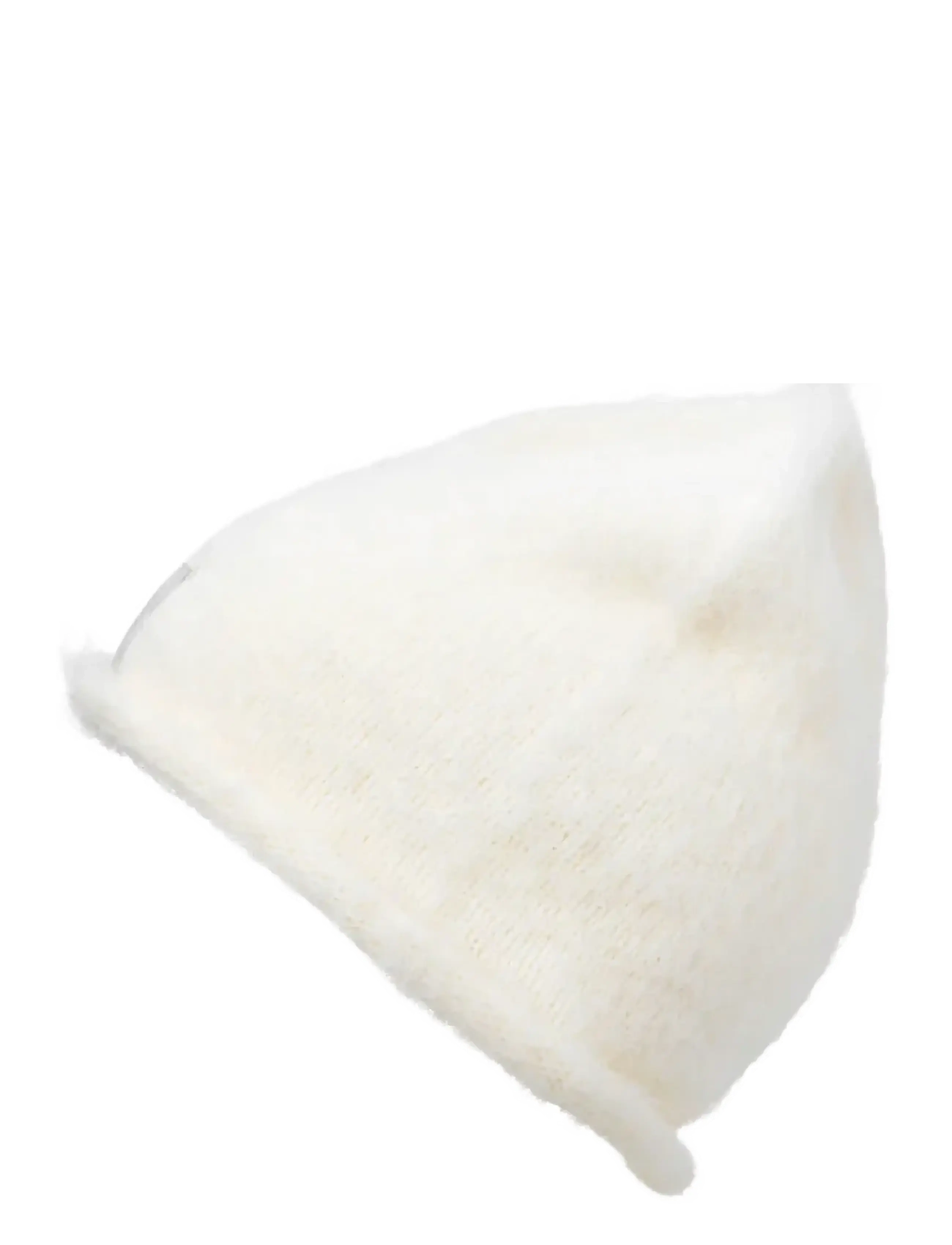 Elodie Details - Furry Knit Beanie - Vanilla White - beanies - vanilla white - 2