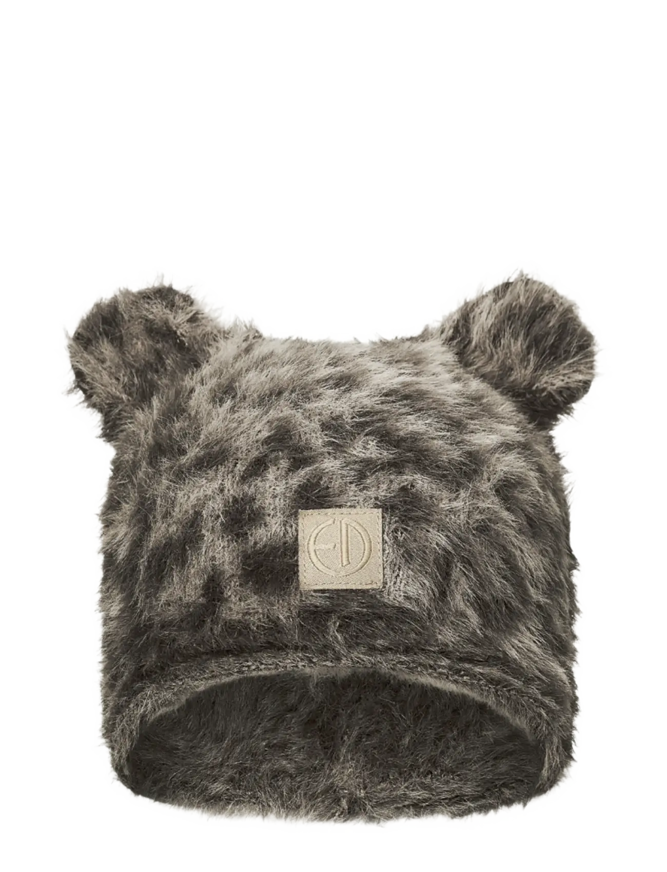 Elodie Details Furry Knit Beanie Le Leopard 6-12m - Wintermützen - LE LEOPARD / brown