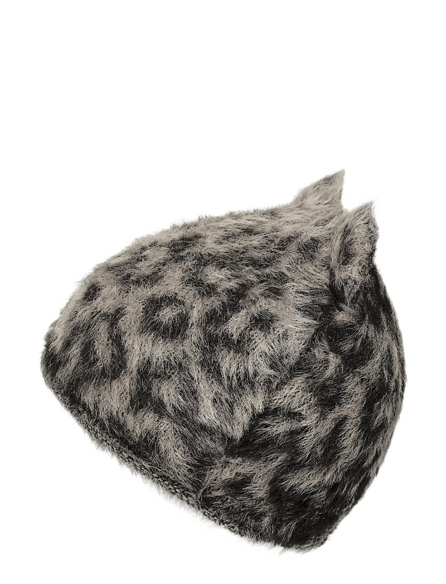 Elodie Details - Furry Knit Beanie Le Leopard 6-12m - wintermützen - le leopard - 2