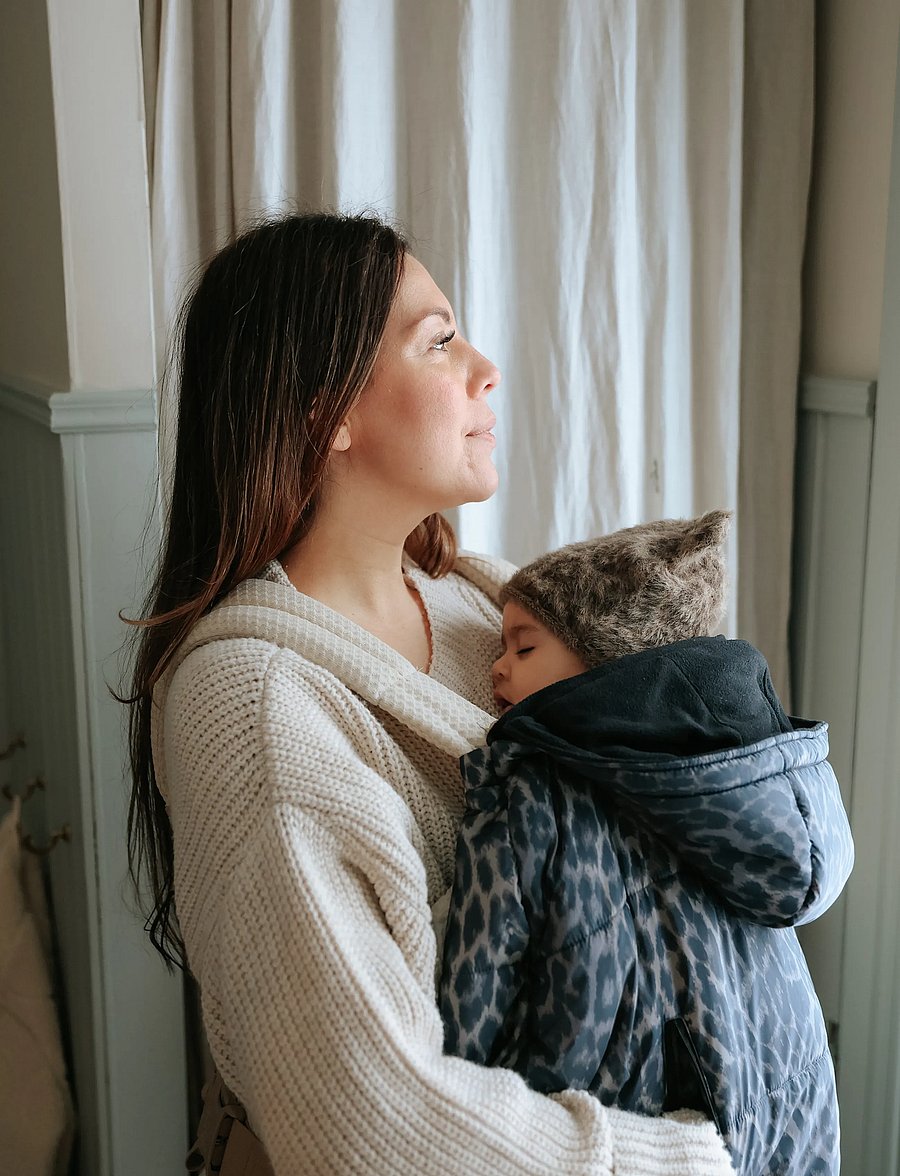 Elodie Details - Furry Knit Beanie Le Leopard 6-12m - wintermützen - le leopard - 0