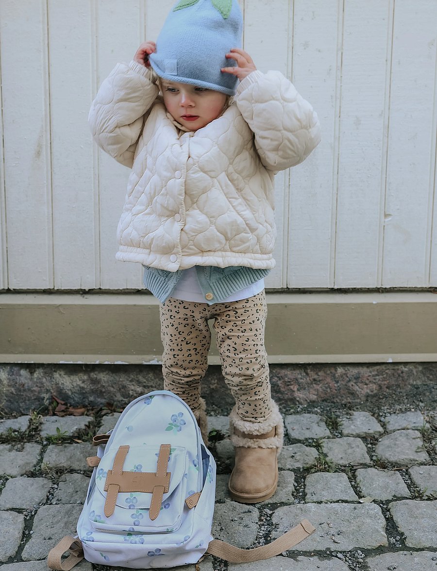 Elodie Details - Furry Knit Beanie Blueberry Bliss 0-6m - beanies - blueberry bliss - 3