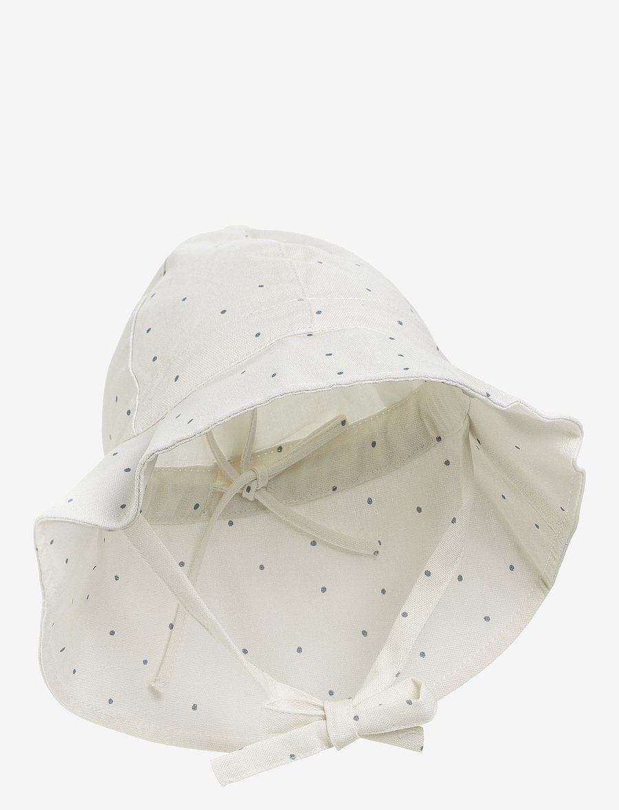 Elodie Details - Sun Hat - Tender Blue Dew - päikesemütsid - white / dusty blue - 1
