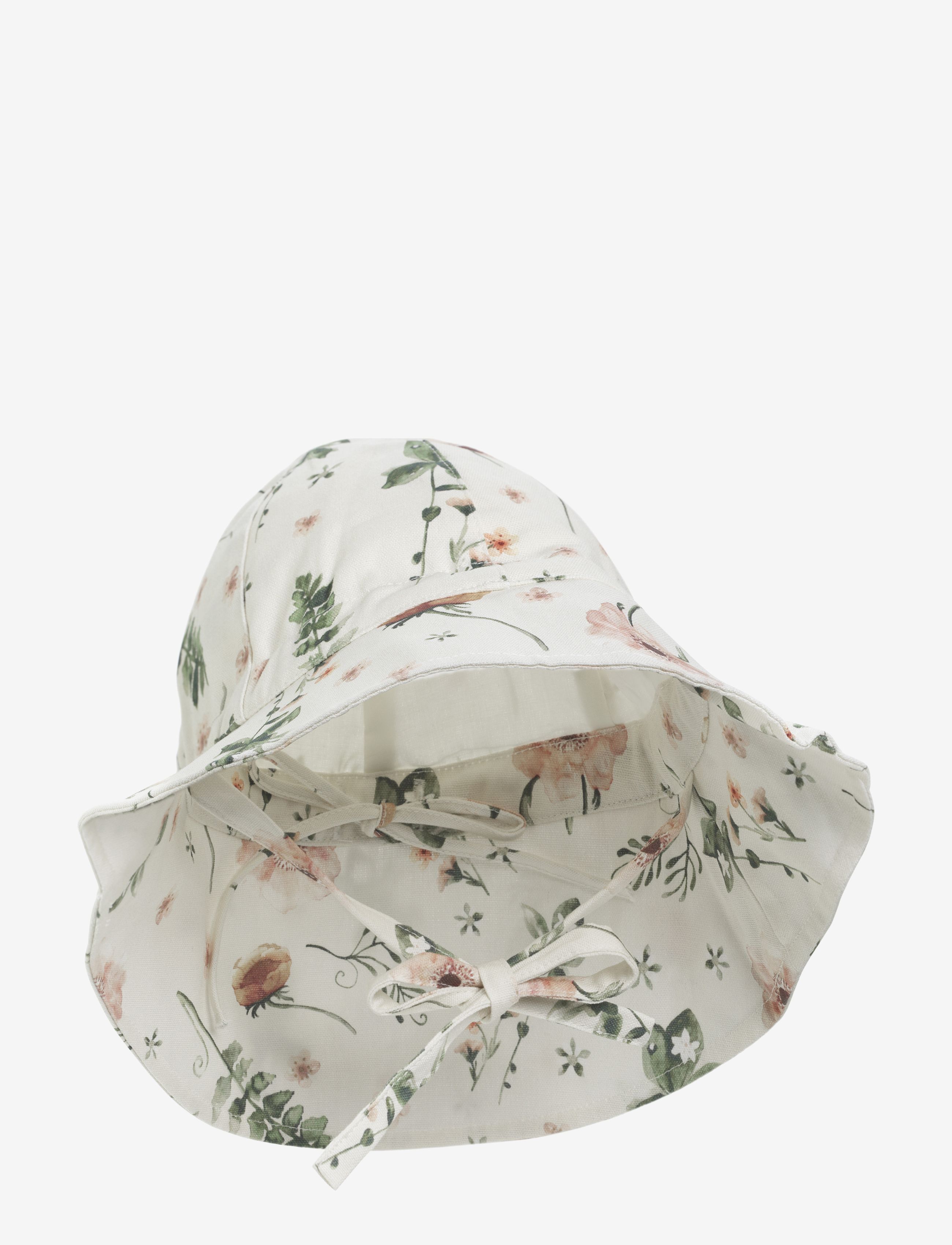 Elodie Details - Sun Hat - Meadow Blossom - hellehatut - white/pink/green - 1