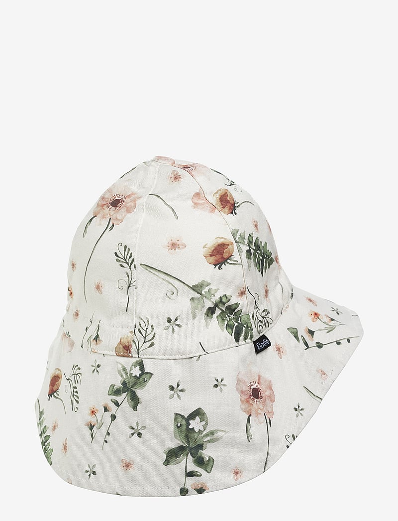 Elodie Details - Sun Hat - Meadow Blossom - päikesemütsid - white/pink/green - 2
