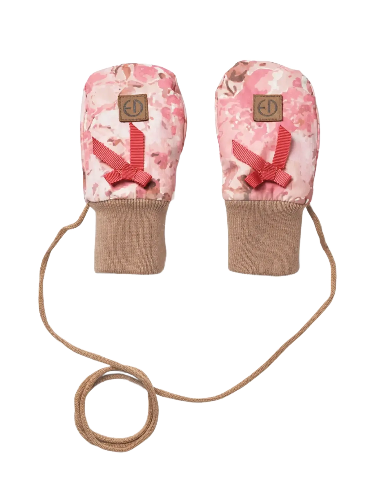 Elodie Details Mittens River Rose 0-12 Months, Børn, Baby Luffer, Pink, Str: 0-12M