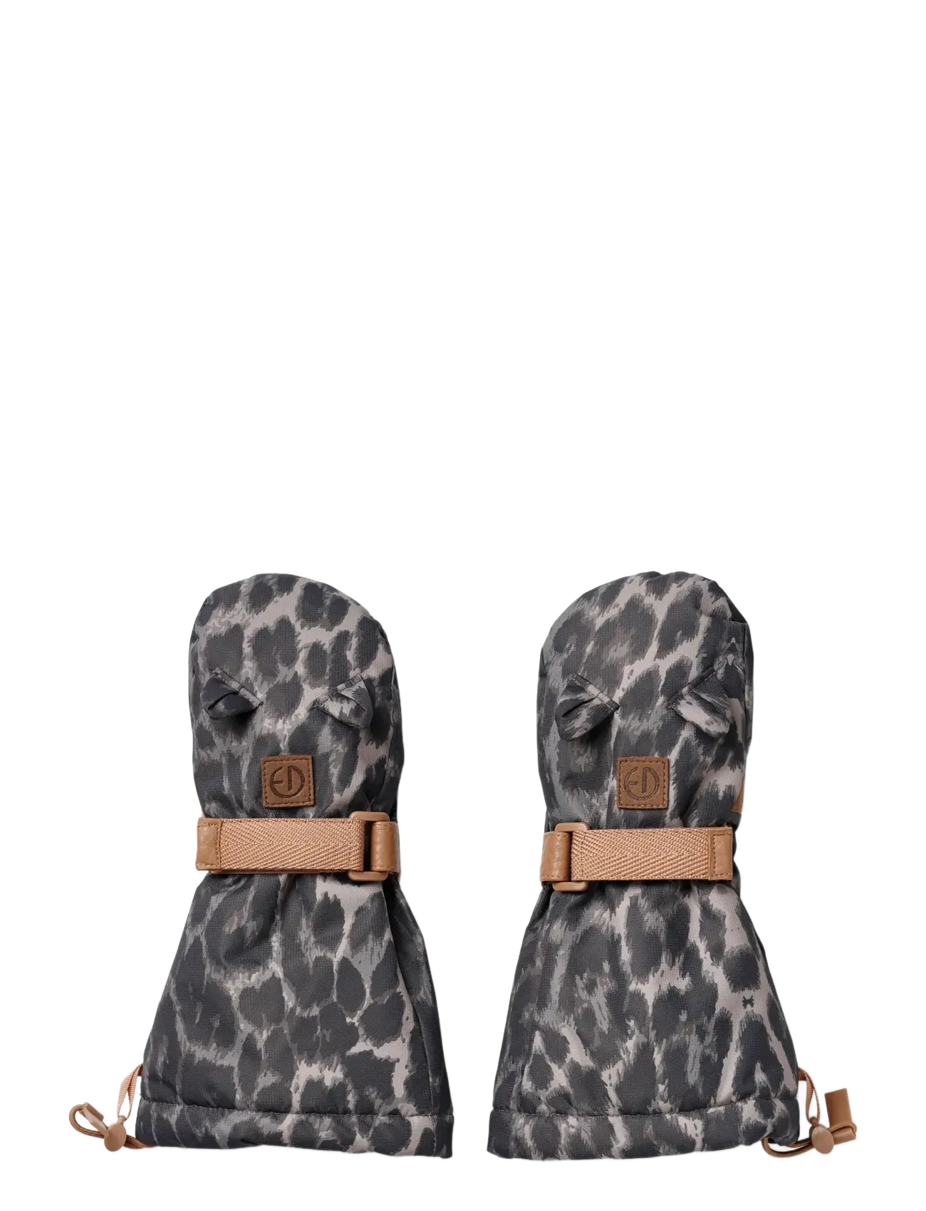 Elodie Details Mittens Le Leopard 1-3y - Winteraccessoires - LE LEOPARD / grey