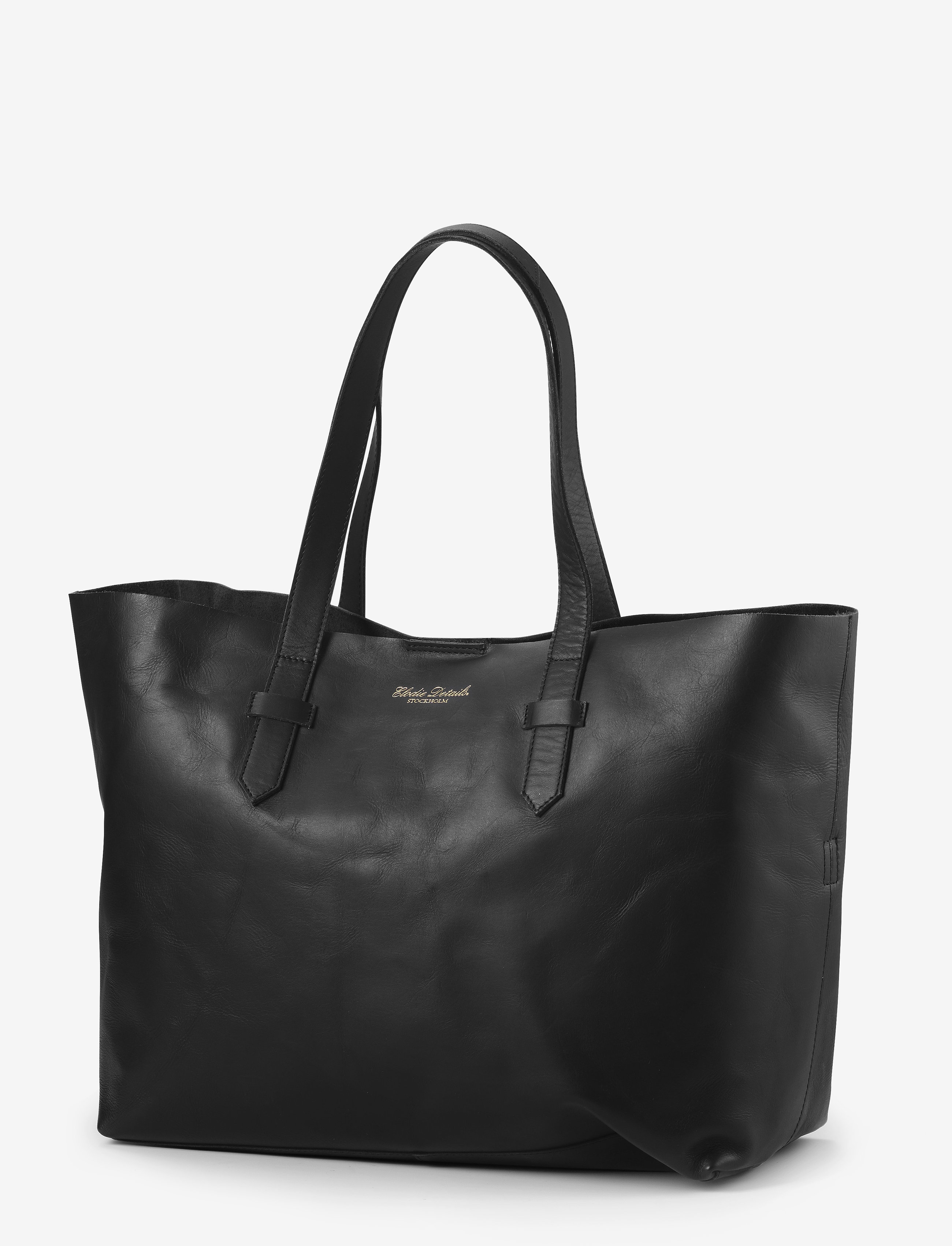 Changing  Bag - Black Leather - BLACK