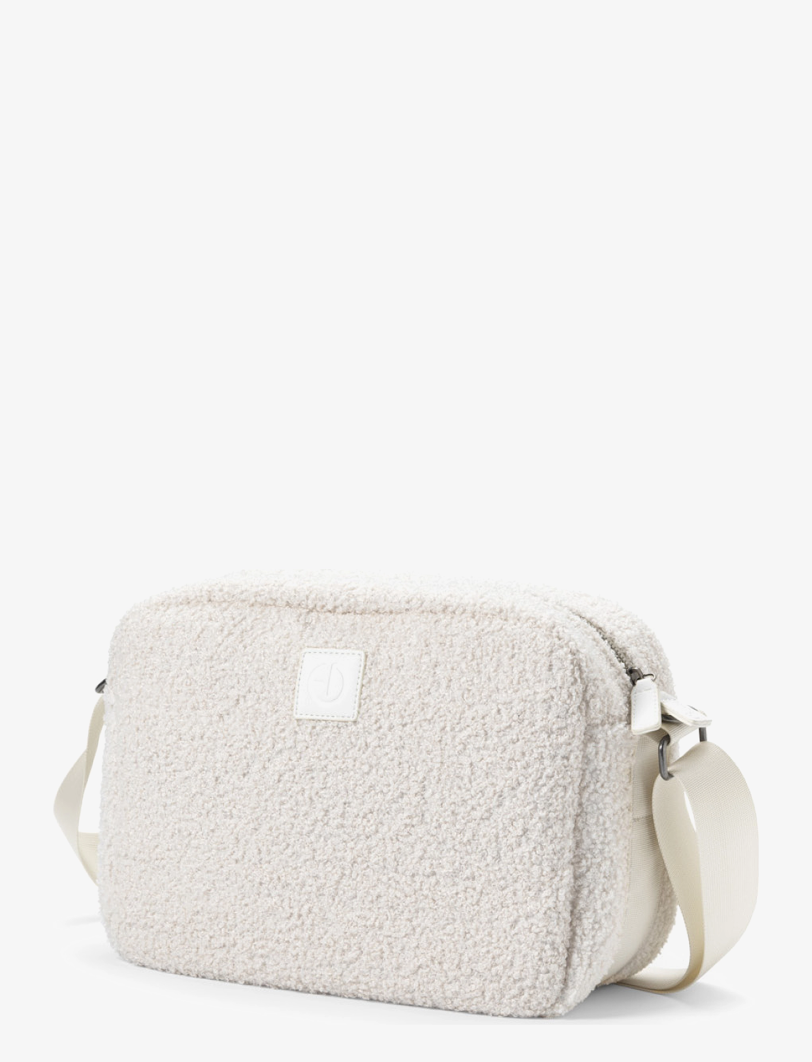 Elodie Details - Changing Bag - White Bouclé - barnevognstilbehør - white bouclÉ - 2