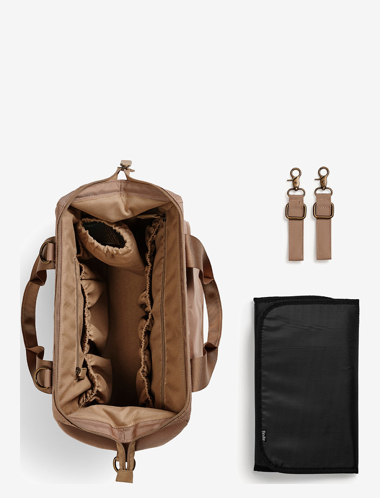 Elodie Details - Changing Bag Wide Frame - Pure Khaki - wickeltaschen - pure khaki - 2