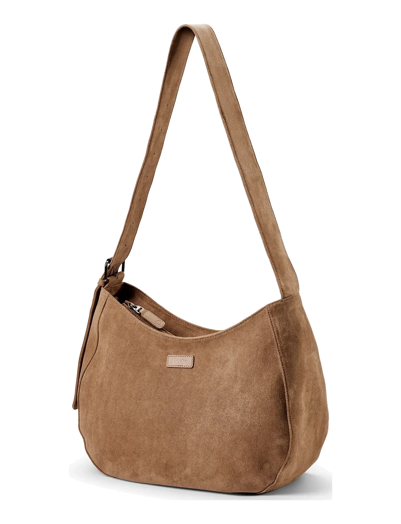 Elodie Details Elodie Changing Bag Moon Bag Suede - Babyprodukte - BROWN / brown