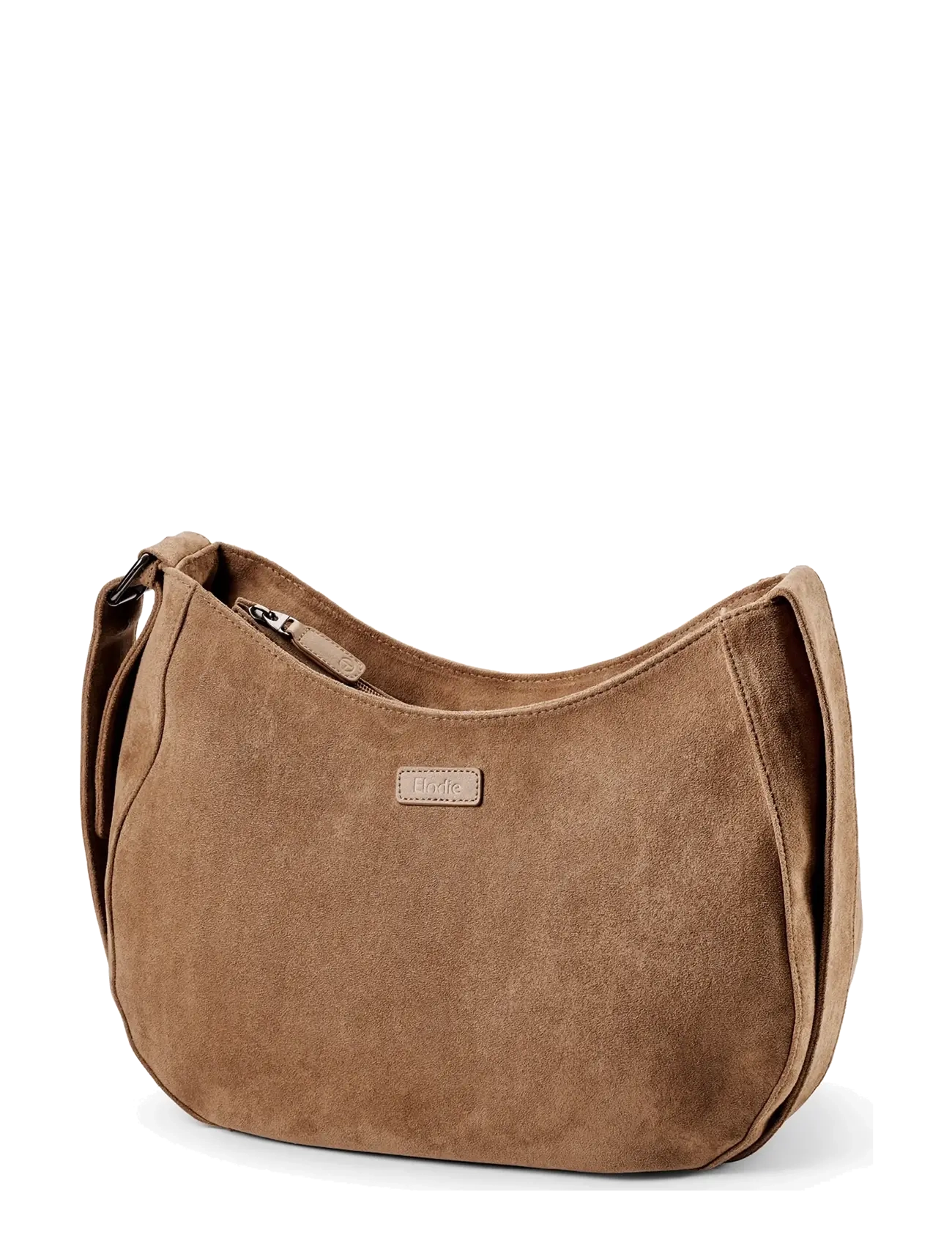 Elodie Details - Elodie Changing Bag Moon Bag Suede - pusletasker - brown - 2