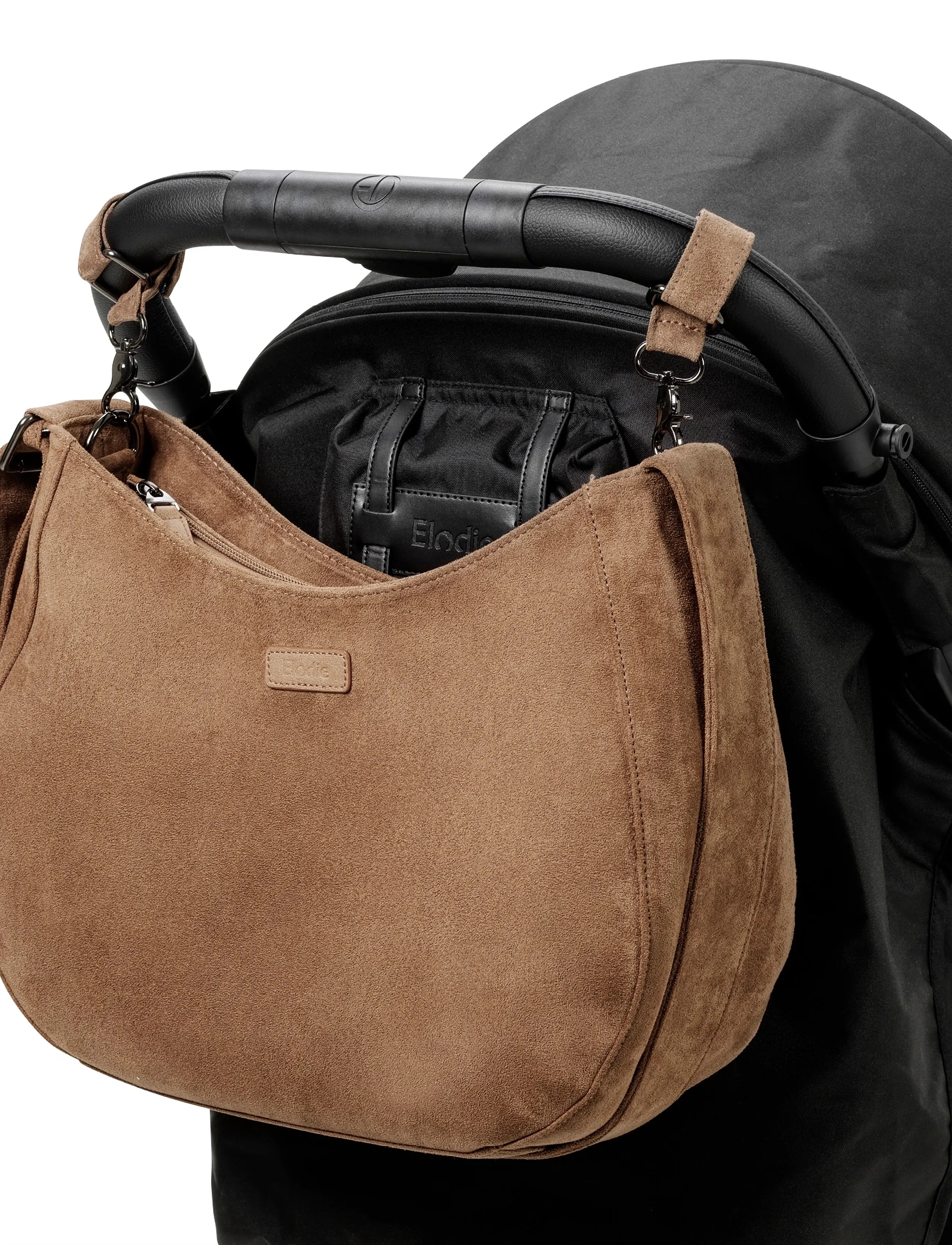 Elodie Details Changing Bag Moon Suede, One Size, Care & Hygiene, Braun - Bags, Kinder