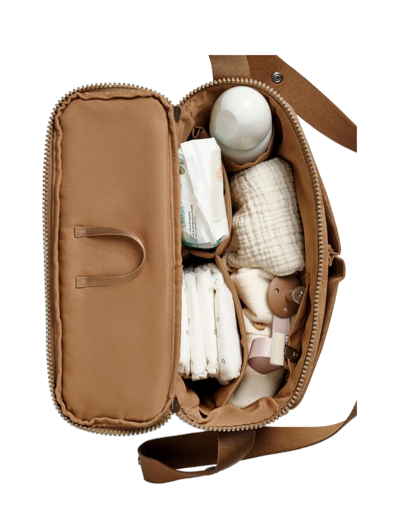 Elodie Details - Organizer Half Moon Caramel Brown - vankrite tarvikud - caramel brown - 3