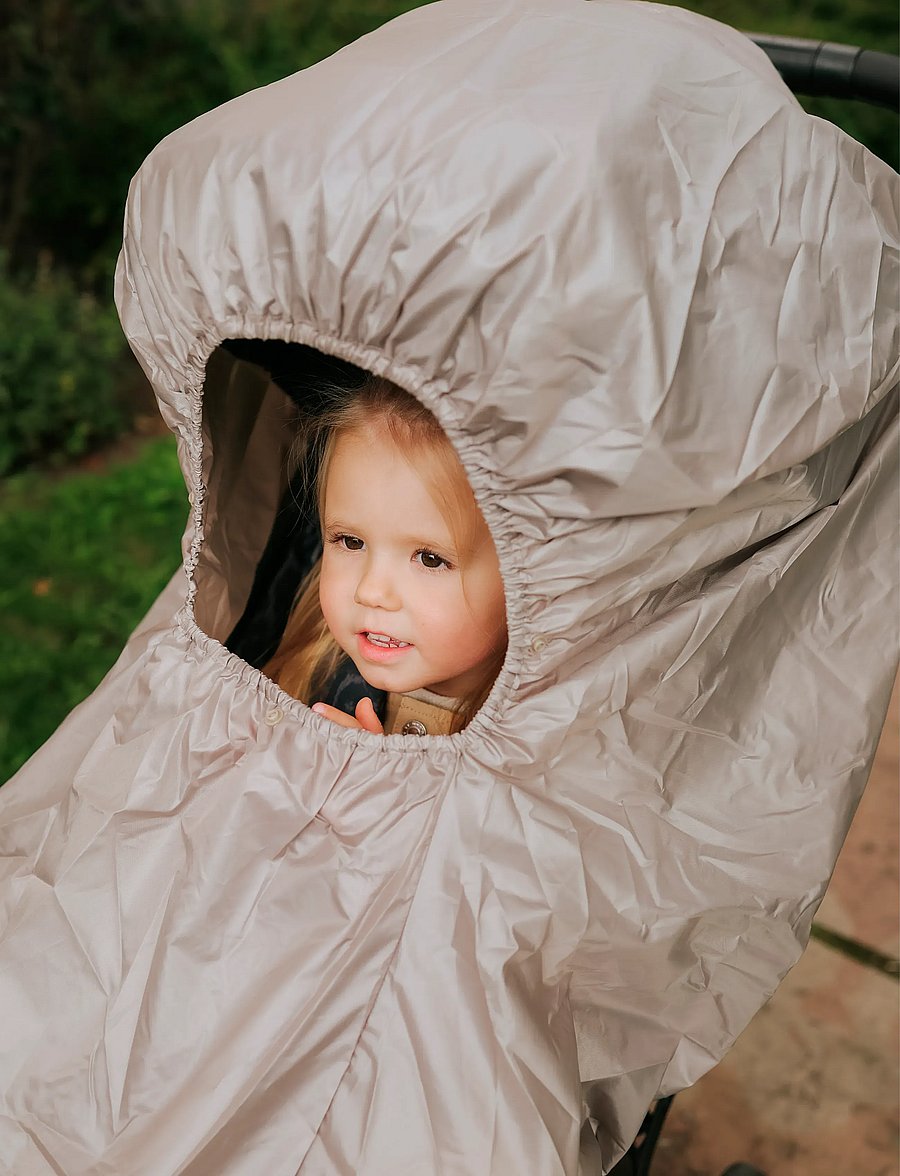 Elodie Details - Rain Cover Tender Taupe - sol- og regnslag - tender taupe - 5