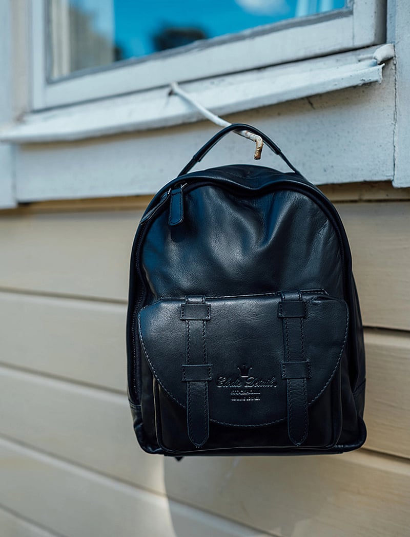 Elodie Details - BackPack MINI™ - Black Leather - rucksäcke - black - 3
