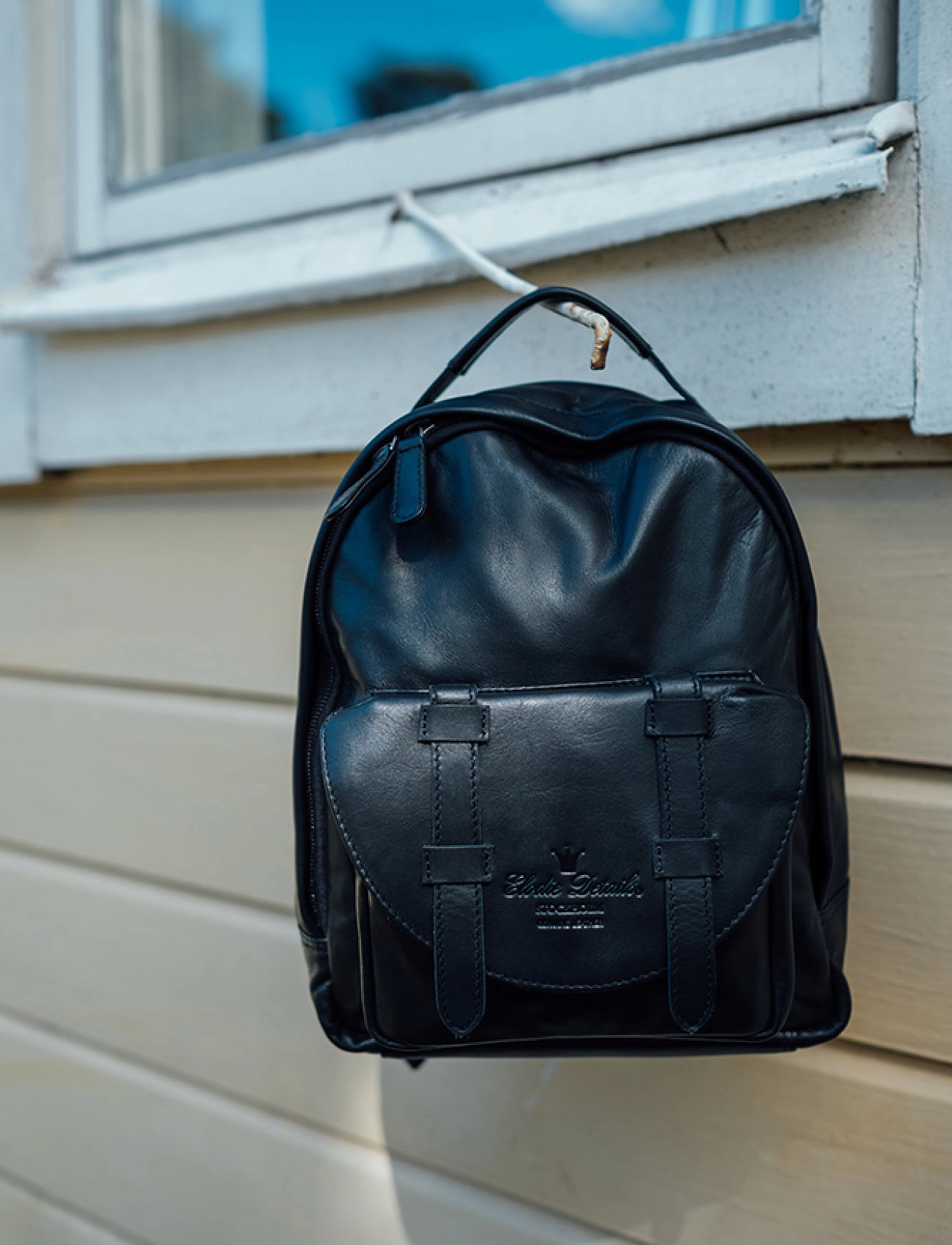 Elodie Details - BackPack MINI™ - Black Leather - seljakotid - black - 3