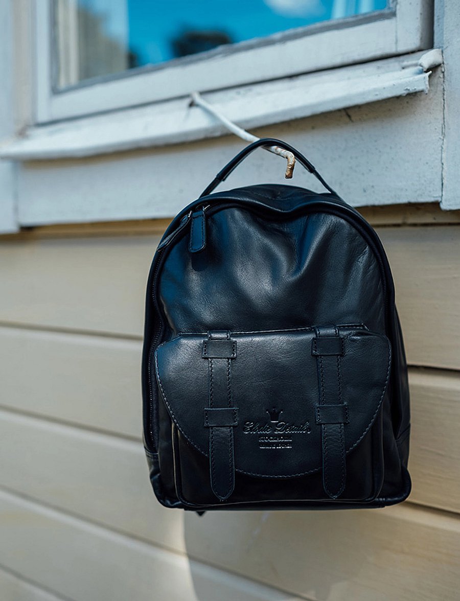 Elodie Details - BackPack MINI™ - Black Leather - seljakotid - black - 3