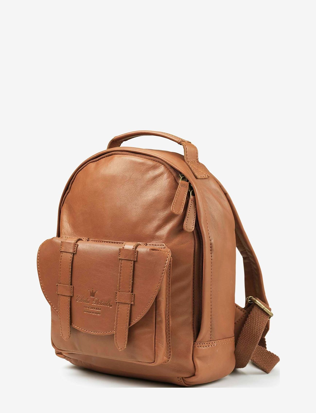 Elodie Details - BackPack MINI™ - Chestnut leather - ryggsäckar - tan - 1