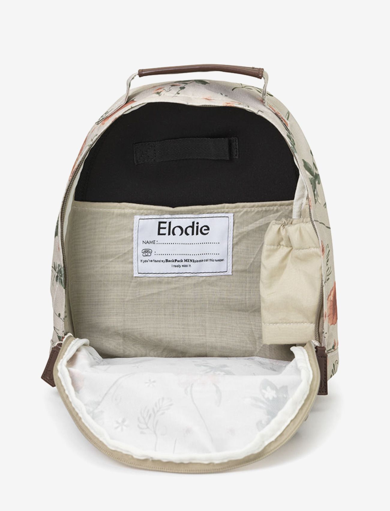 Elodie Details - BackPack MINI - Meadow Blossom - seljakotid - beige/pink/green - 3