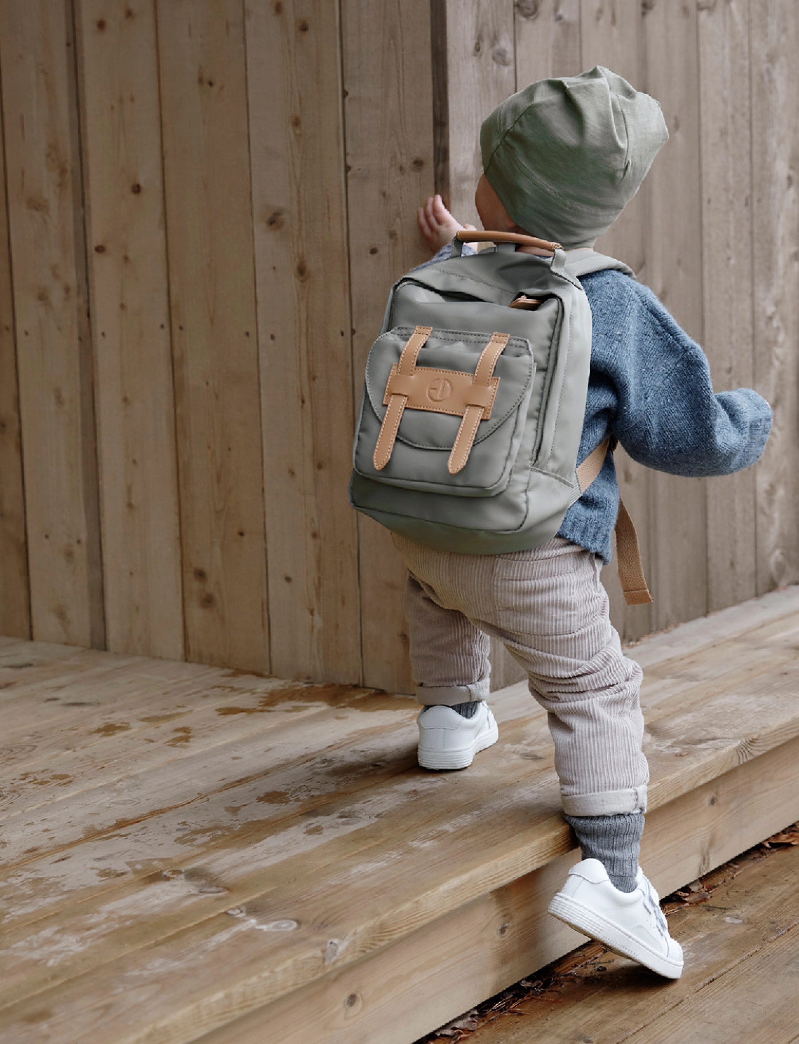 Elodie Details Backpack Mini Hazy Jade, Børn, Mini Rygsæk, Grøn, Str: ONE SIZE