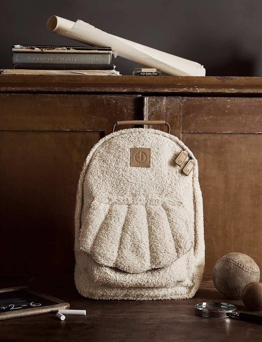 Elodie Details - BackPack MIDI - White Boucle - rucksäcke - white boucle - 0