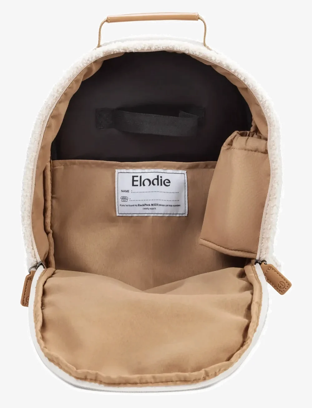 Elodie Details - BackPack MIDI - White Boucle - ryggsäckar - white boucle - 3