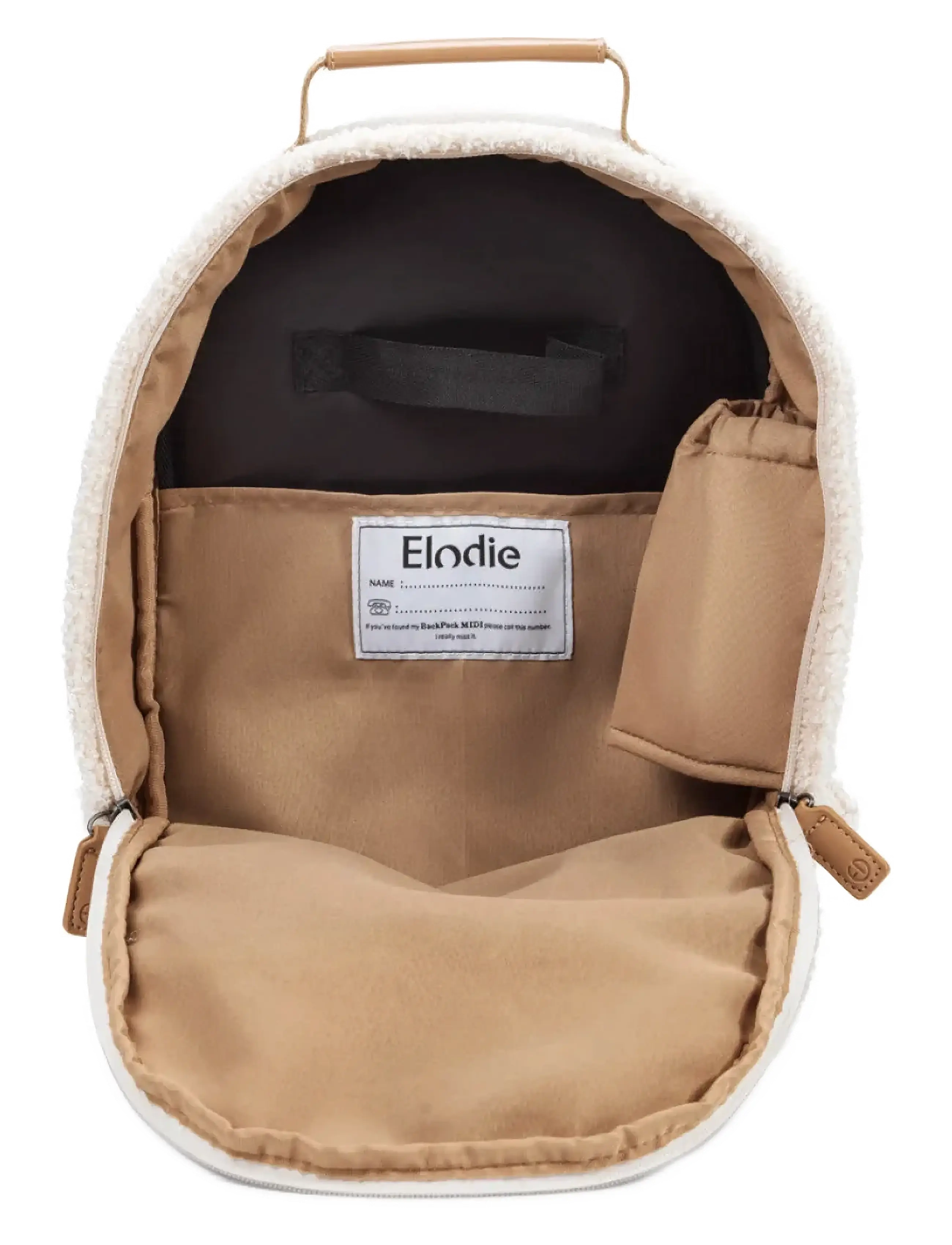 Elodie Details - BackPack MIDI - White Boucle - rucksäcke - white boucle - 3
