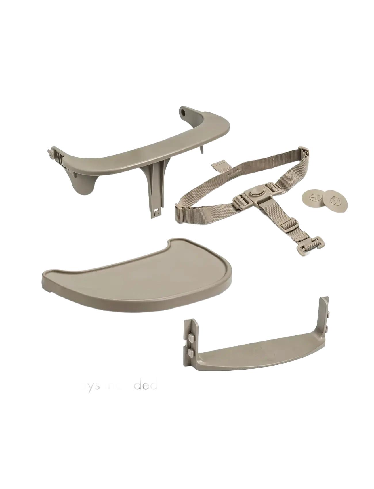 Elodie Details - GRACE High Chair Tender Taupe - barnastólar og fylgihlutir - tender taupe - 2