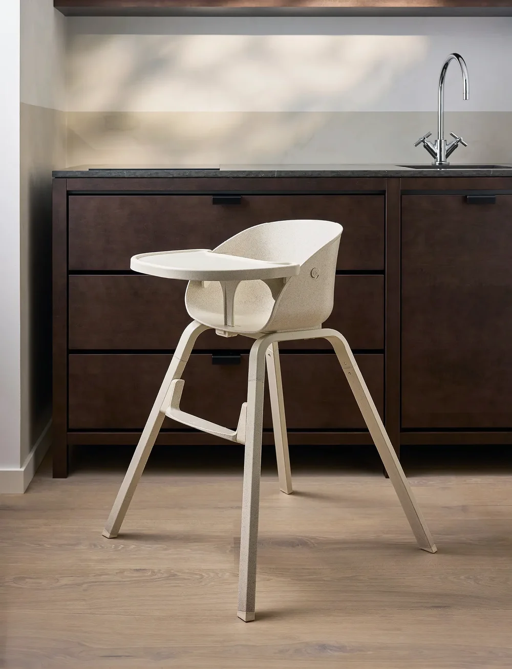 Elodie Details - GRACE High Chair Vanilla White - højstole & tilbehør - vanilla white - 0