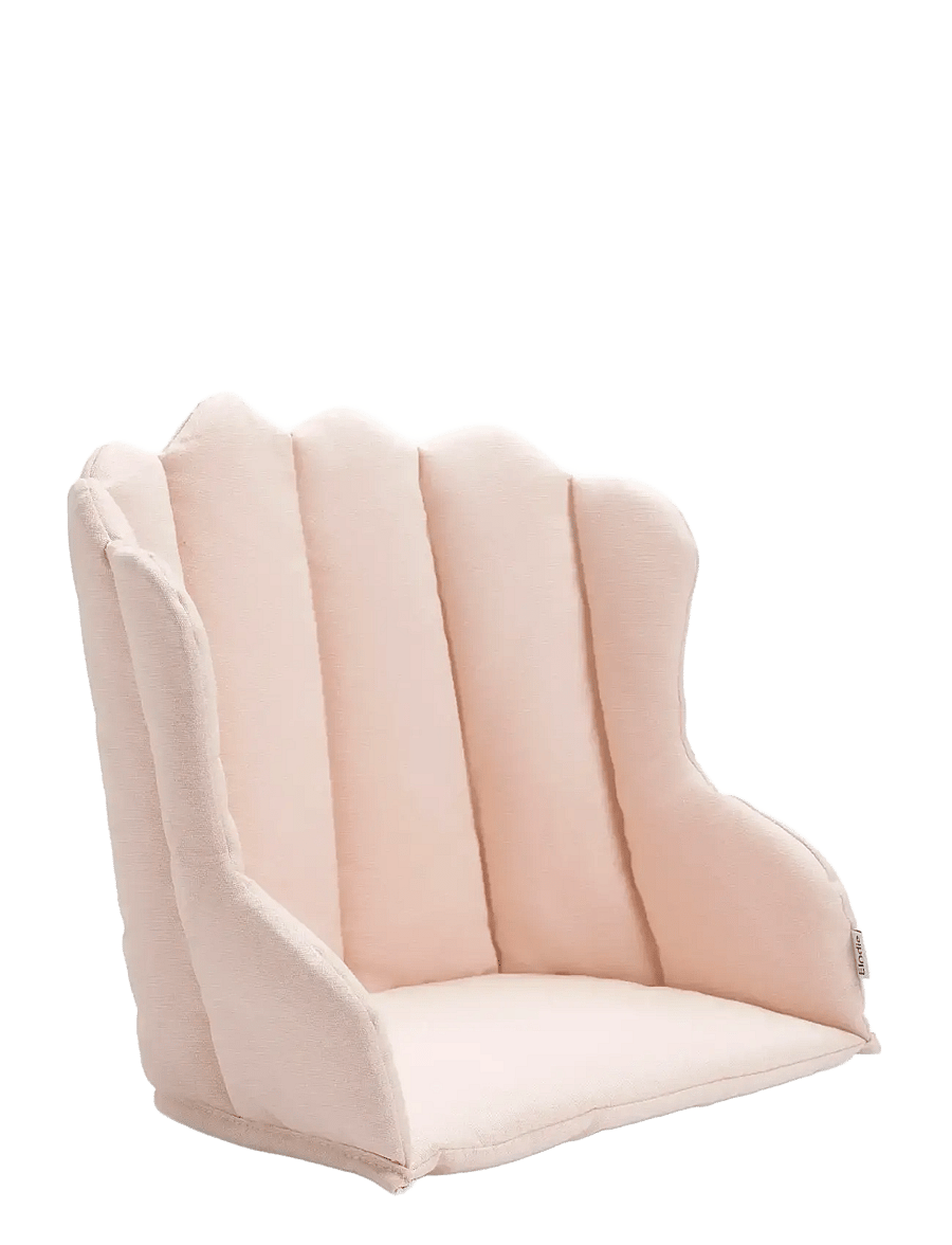 Elodie Details - GRACE Seat Cushion Powder Pink - højstole & tilbehør - powder pink - 0