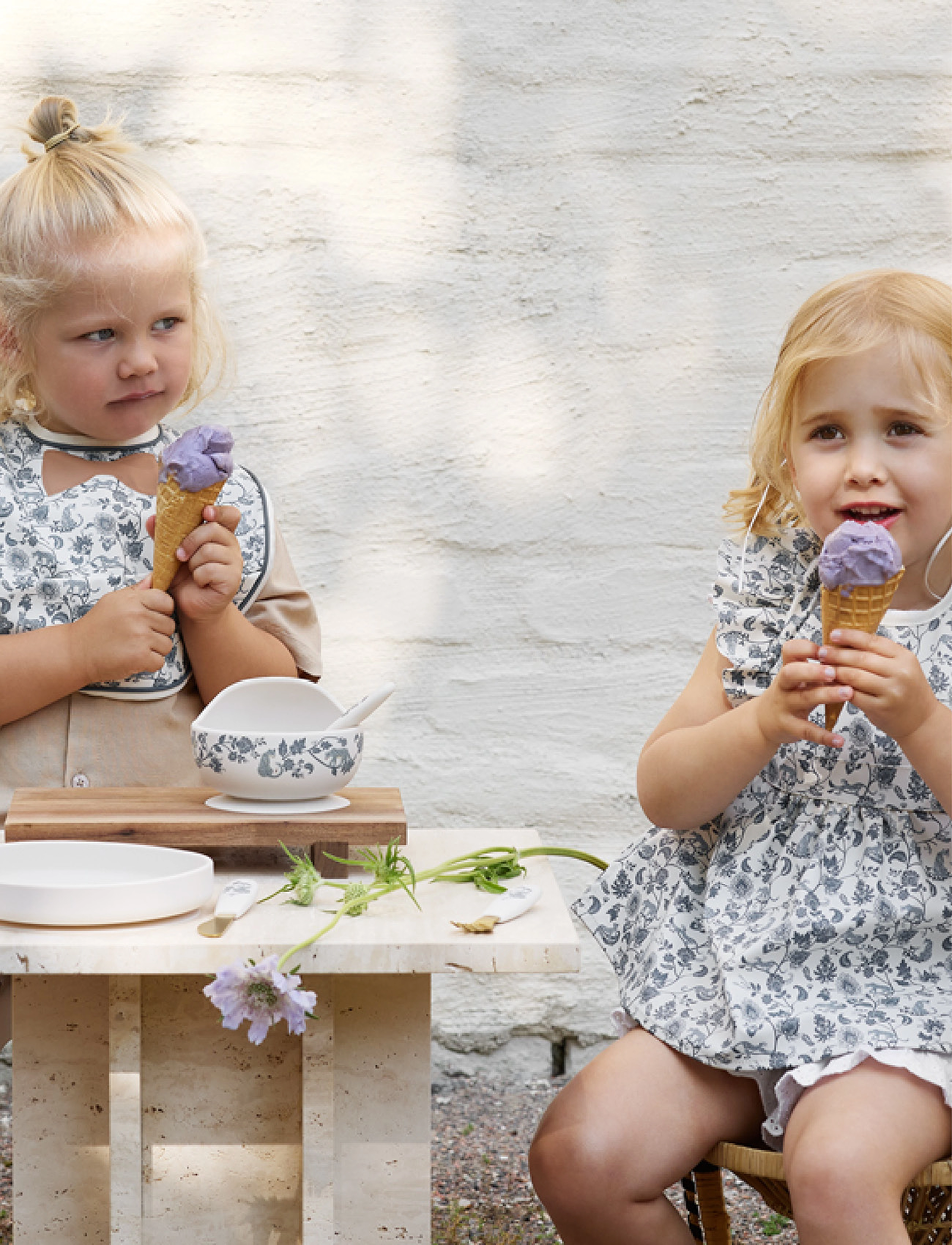 Elodie Details - Silicone Bowl Set - Garden Leo Toile - garden leo toile - 2