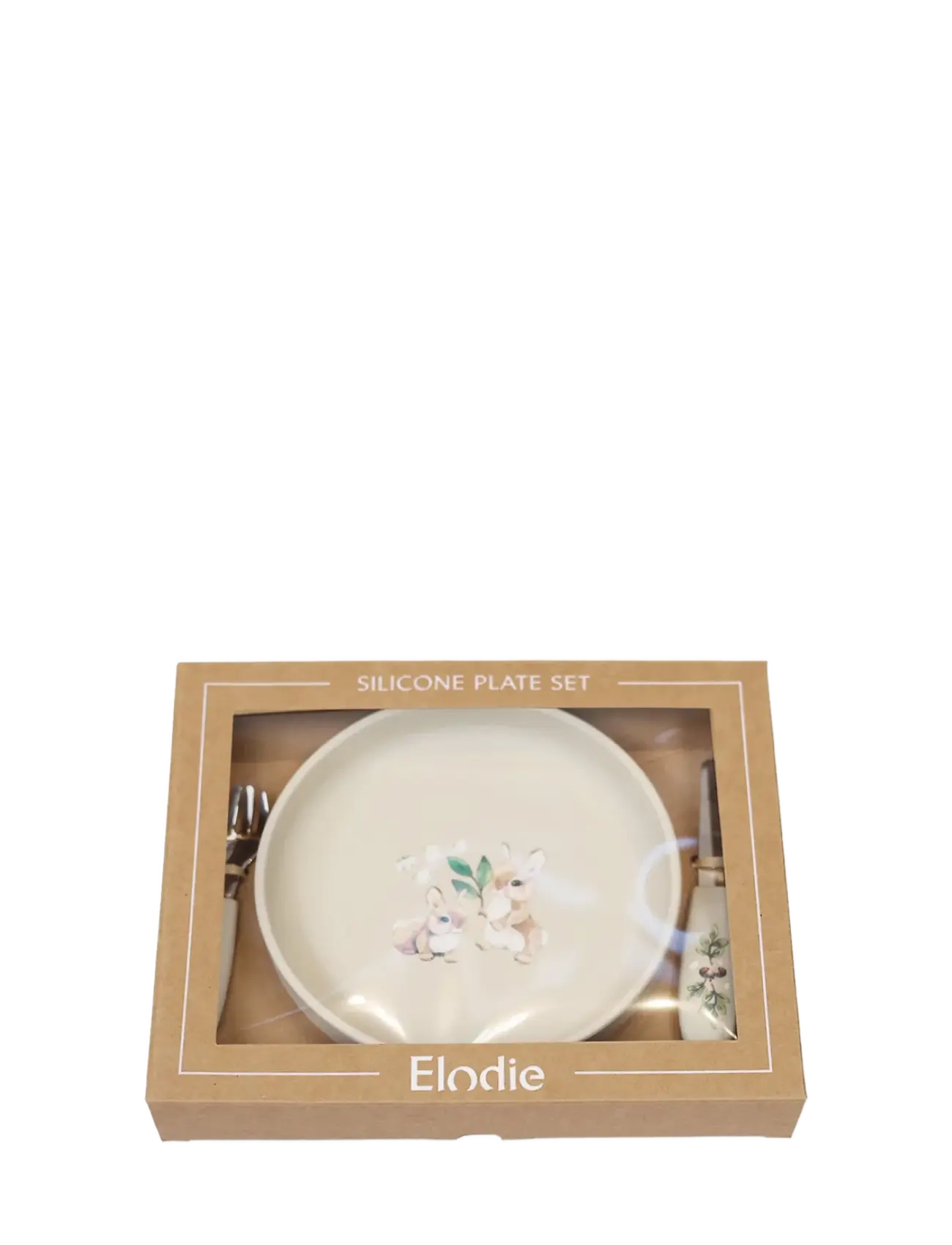 Elodie Details - Silicone Plate Set Bunny Darling - dinner sets - bunny darling - 2