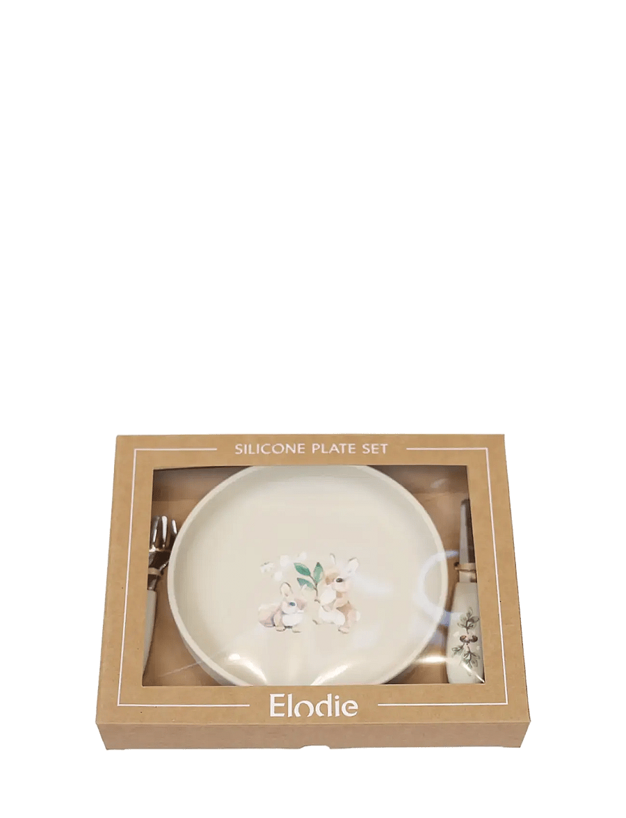 Elodie Details - Silicone Plate Set Bunny Darling - matarsett - bunny darling - 2