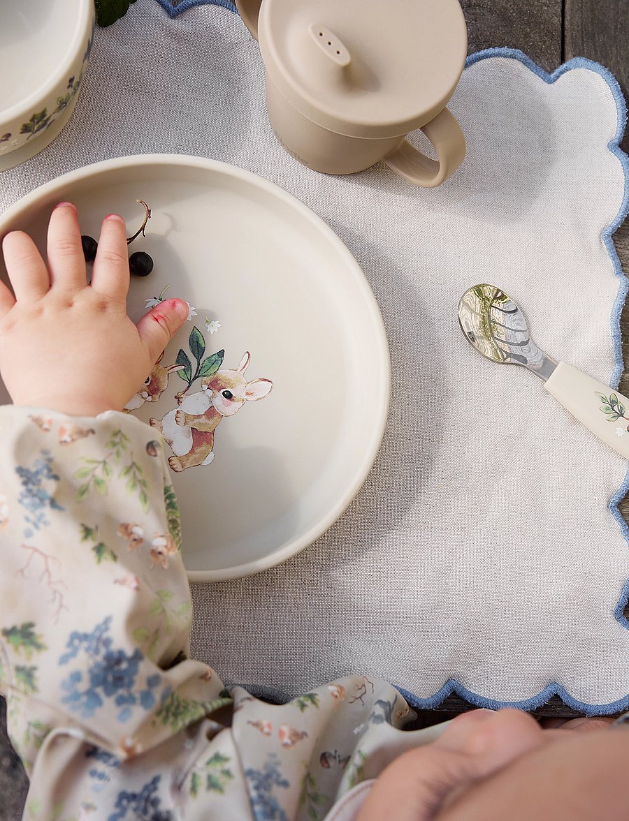 Elodie Details - Silicone Plate Set Bunny Darling - matarsett - bunny darling - 3