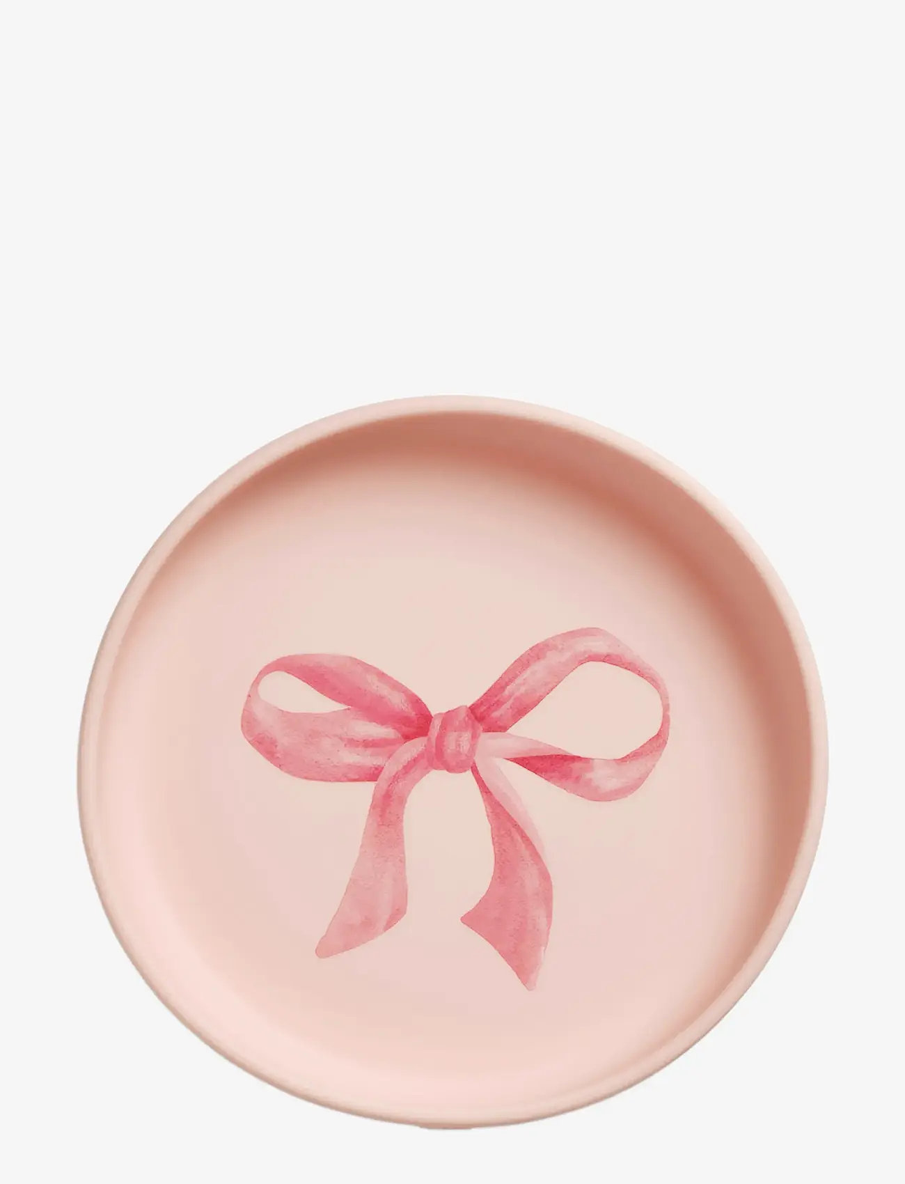 Elodie Details - Silicone Plate Set Rosy Bow - Õhtusöögikomplektid - rosy bow - 2