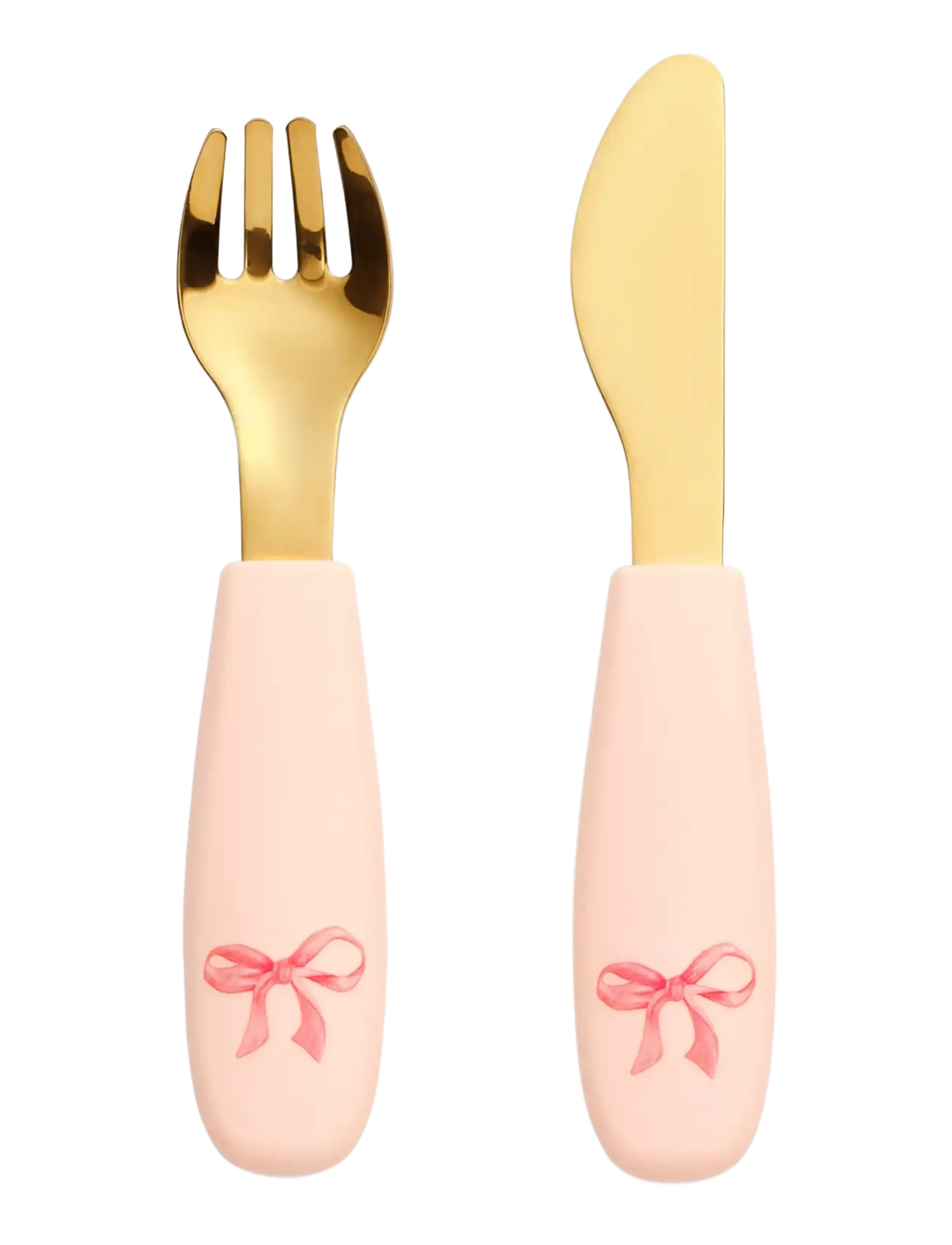 Elodie Details - Silicone Plate Set Rosy Bow - zestawy obiadowe - rosy bow - 3