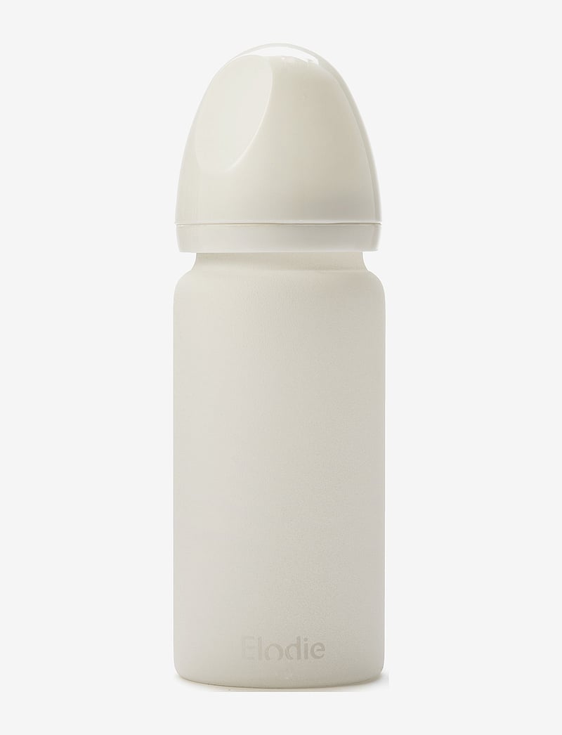 Elodie Details - Glass Feeding Bottle - Vanilla White - beebipudelid - vanilla white - 2