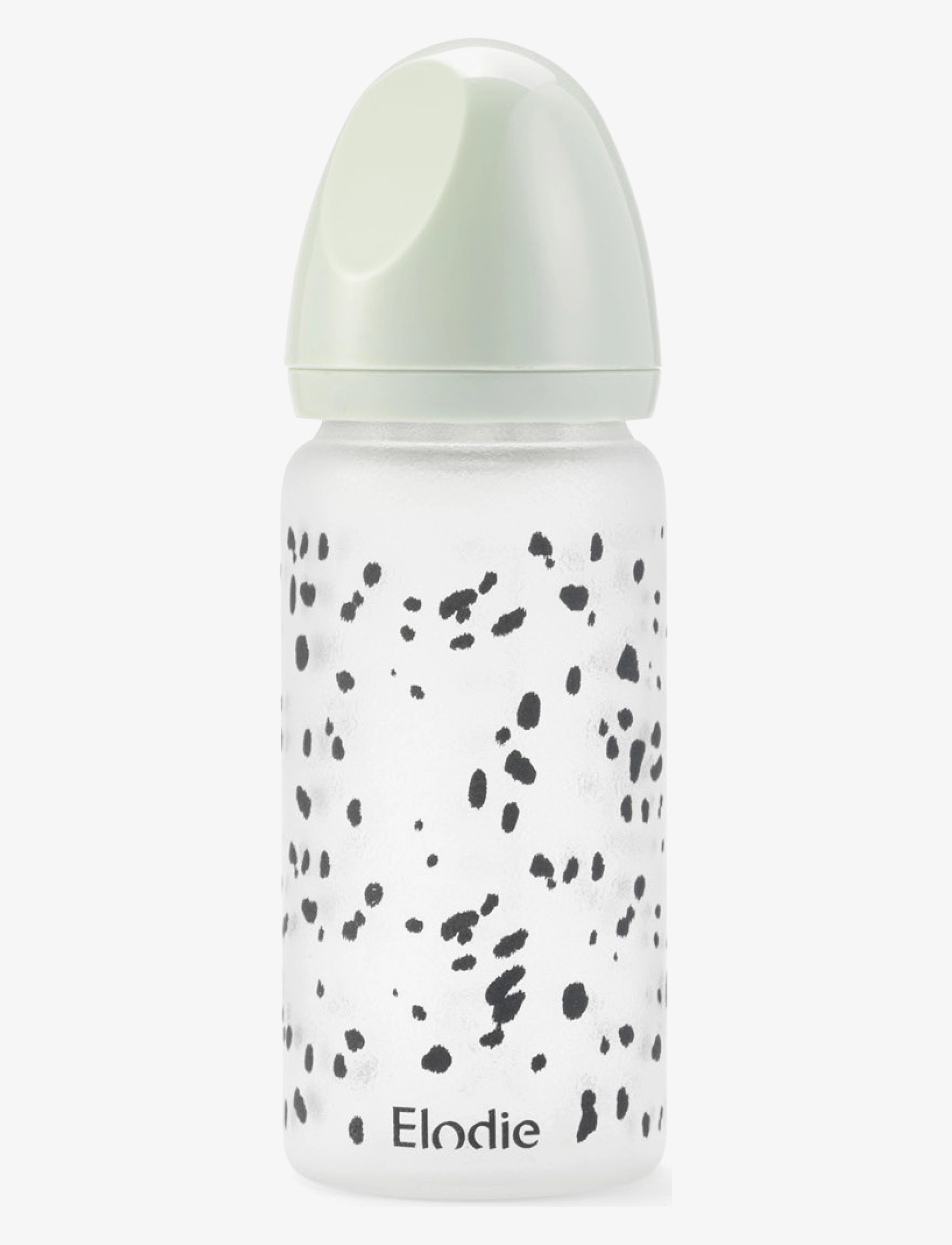 Elodie Details Glass Feeding Bottle Dalmatian Dots, 250 ml, Baby Bottles & Accessories, Mehrfarbig/gemustert - Bottles, Kinder