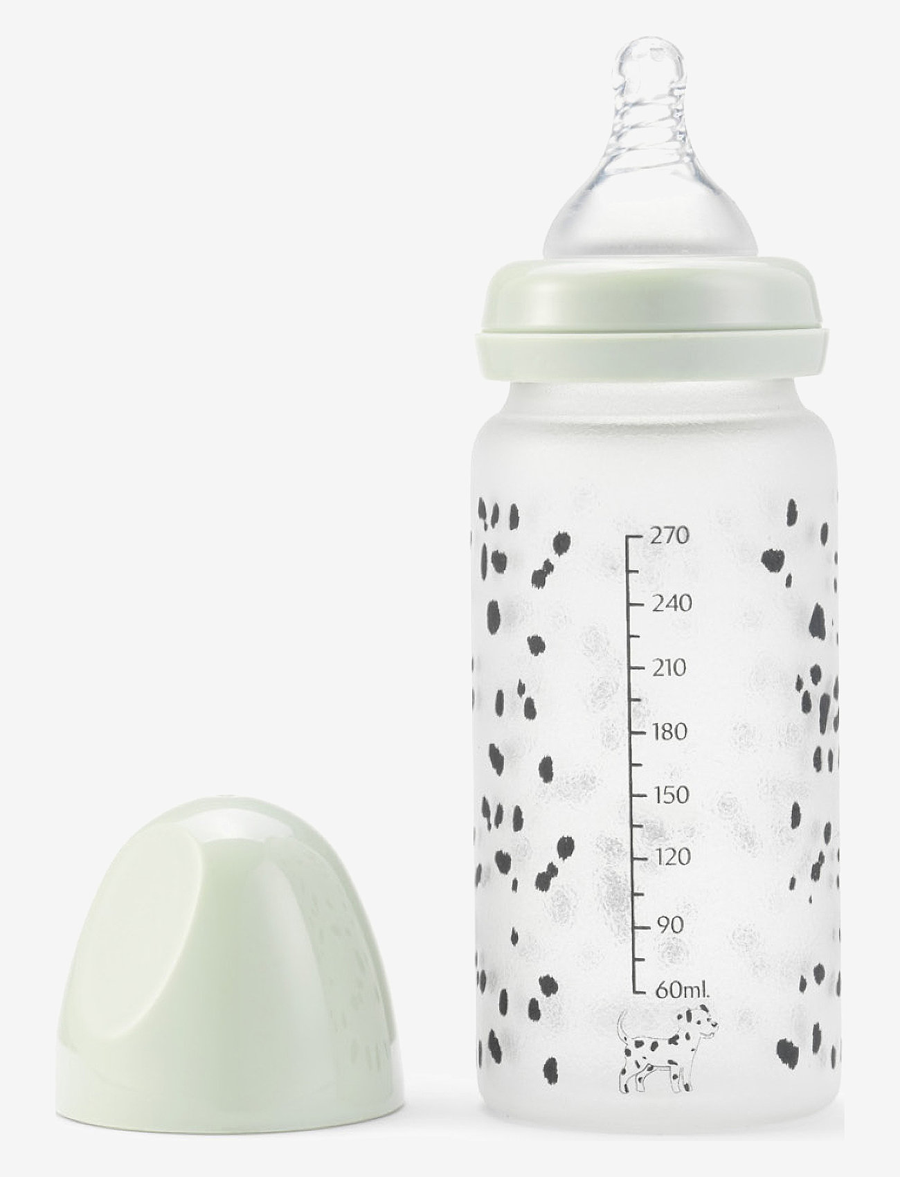 Elodie Details - Glass Feeding Bottle - Dalmatian Dots - babyflaschen - dalmatian dots - 1