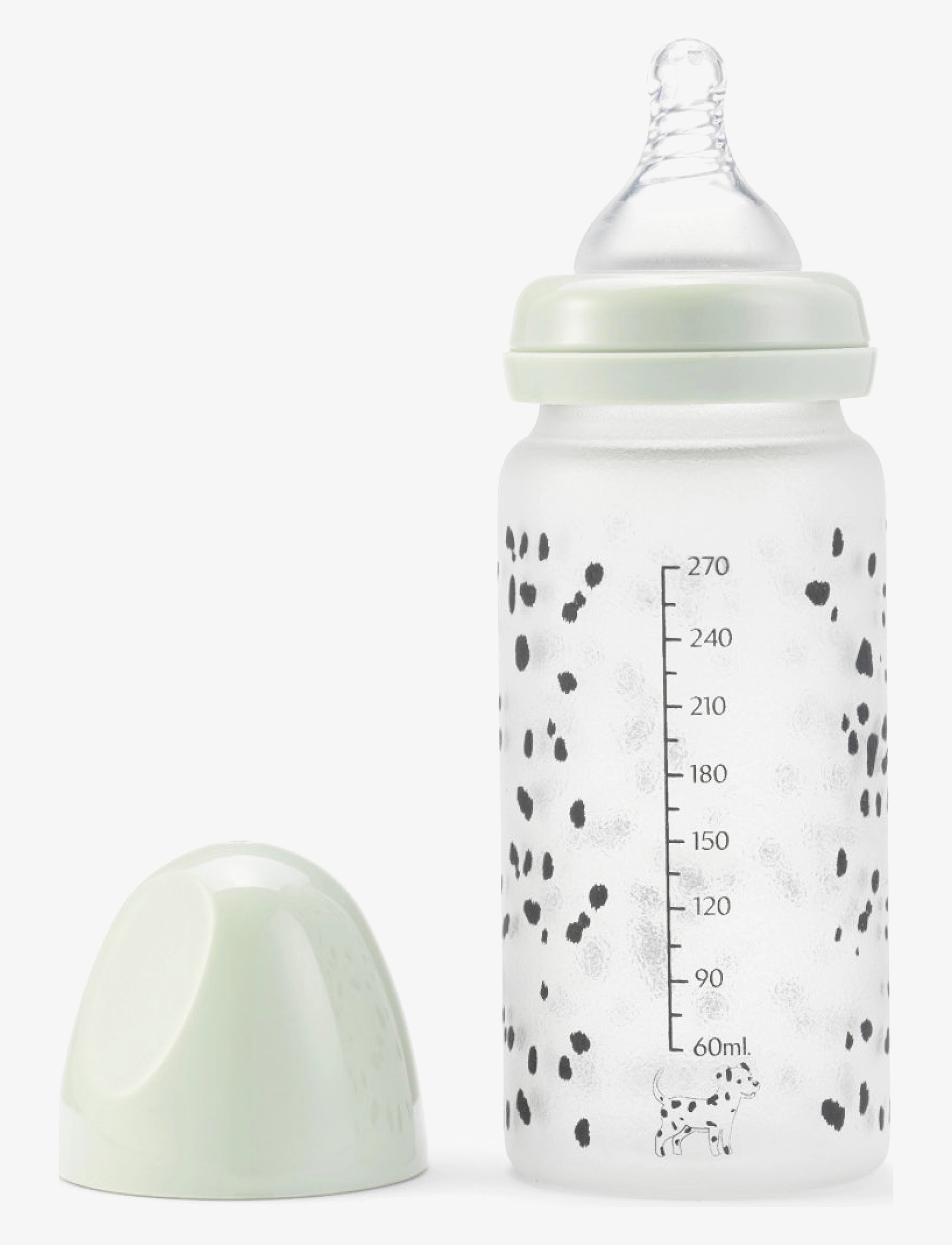 Elodie Details - Glass Feeding Bottle - Dalmatian Dots - biberons - dalmatian dots - 1
