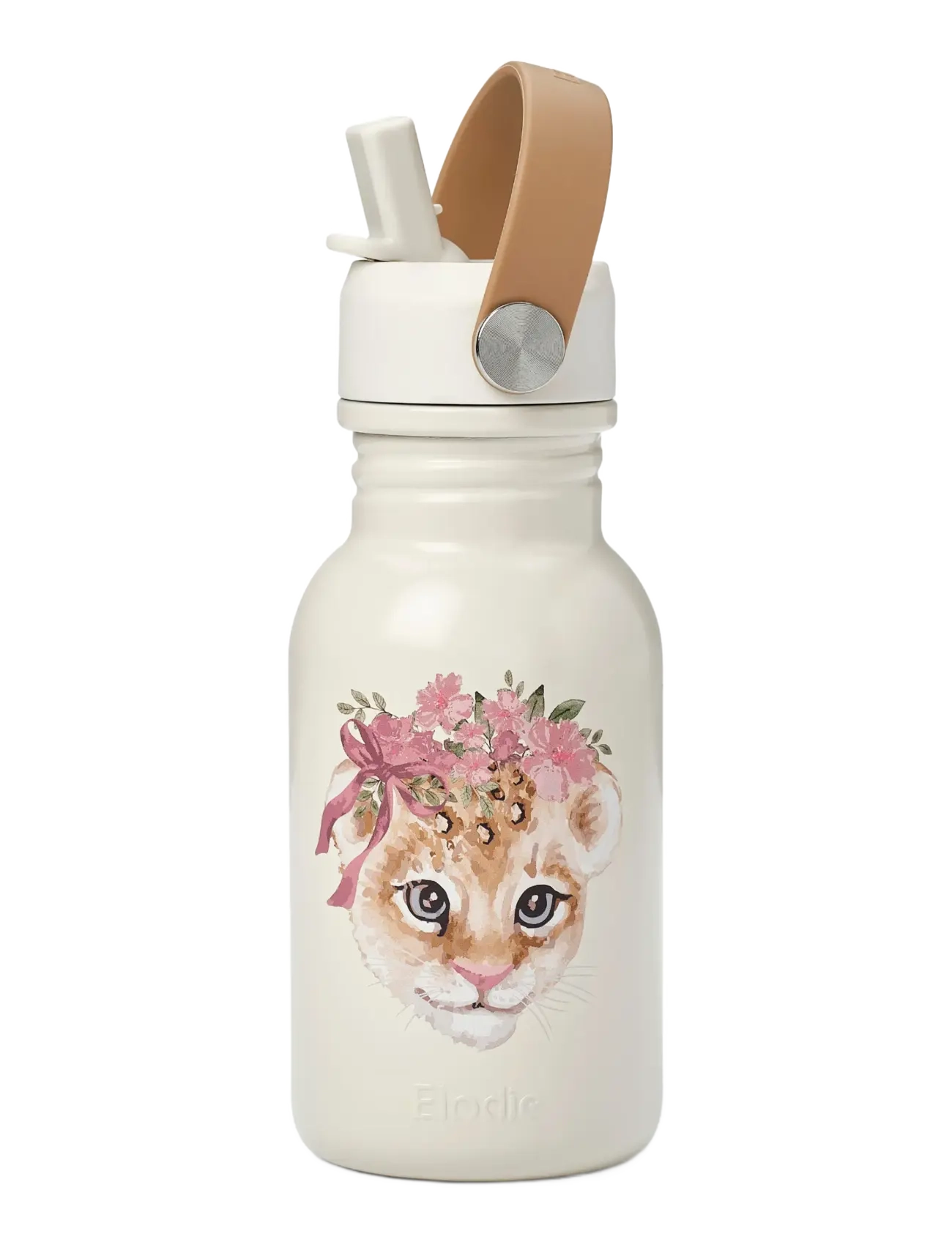 Elodie Details Water Bottle Rosy Bow Leo - Wasserflaschen - ROSY BOW LEO / cream