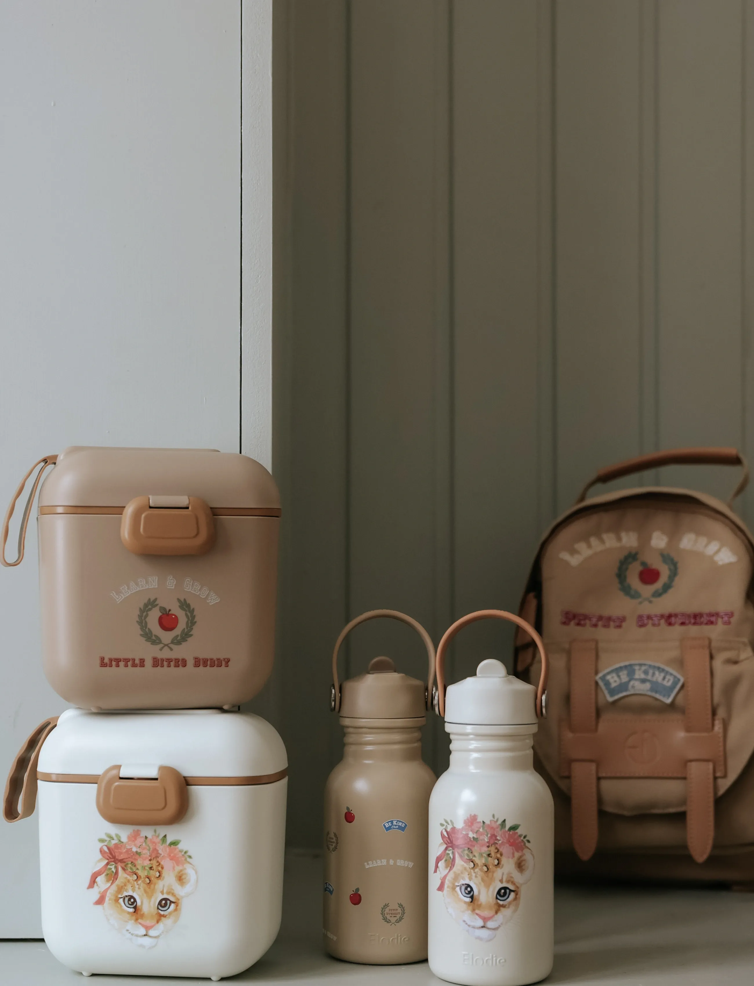 Elodie Details - Water Bottle Rosy Bow Leo - rosy bow leo - 5