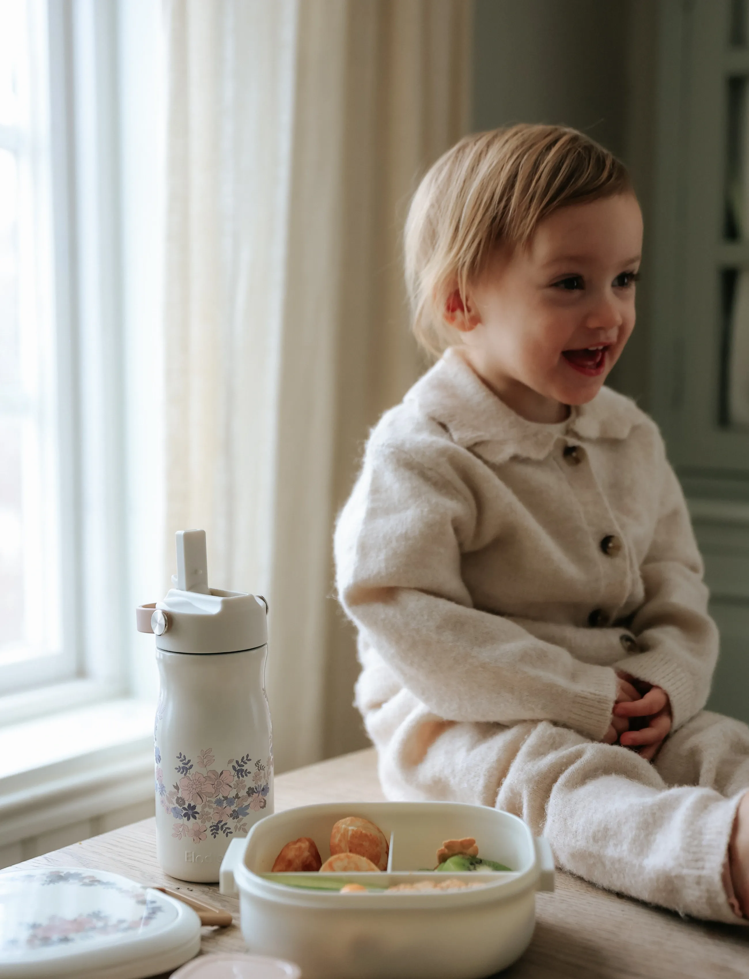 Elodie Details - Thermo Bottle Blue Garden - thermosflaschen - blue garden - 5