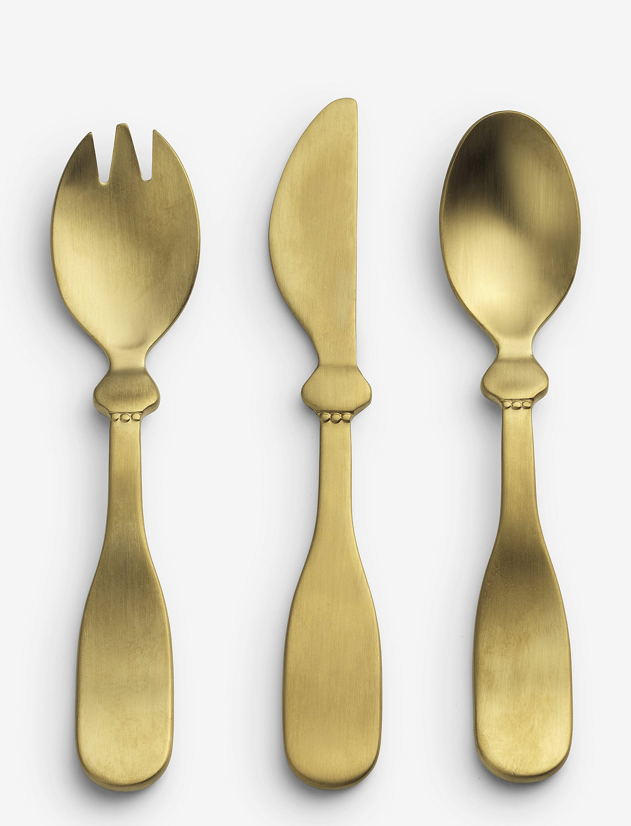 Elodie Details - Children's Cutlary set - Matt gold/Brass - astiasetit - matt gold - 0