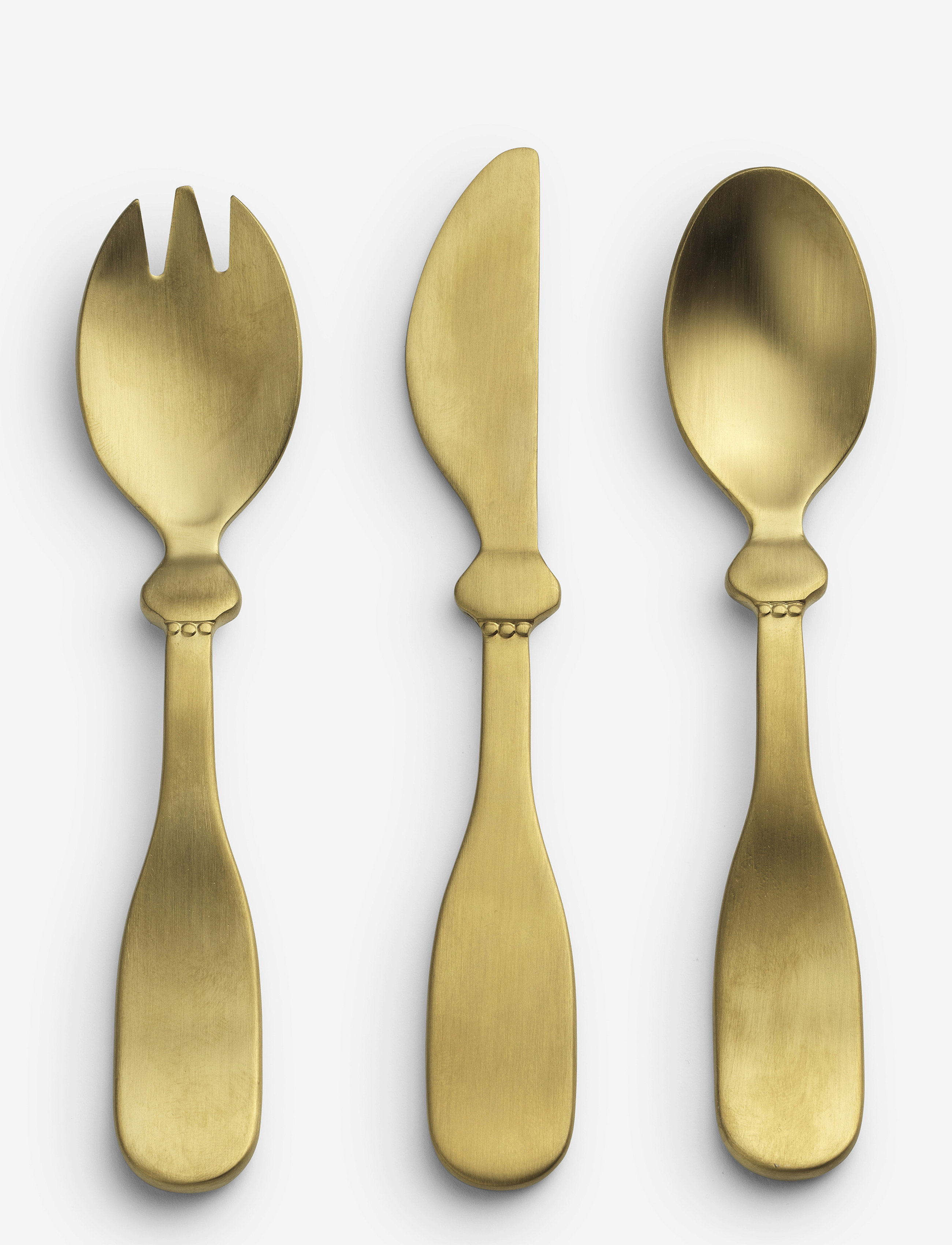 Elodie Details Children's Cutlary set - Matt gold/Brass - Elodie Details - MATT GOLD / gold