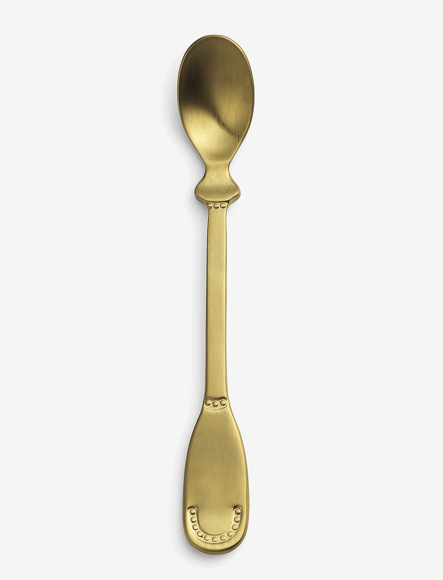 Elodie Details - Feeding spoon - Matt gold/Brass - serveringssæt - matt gold - 0