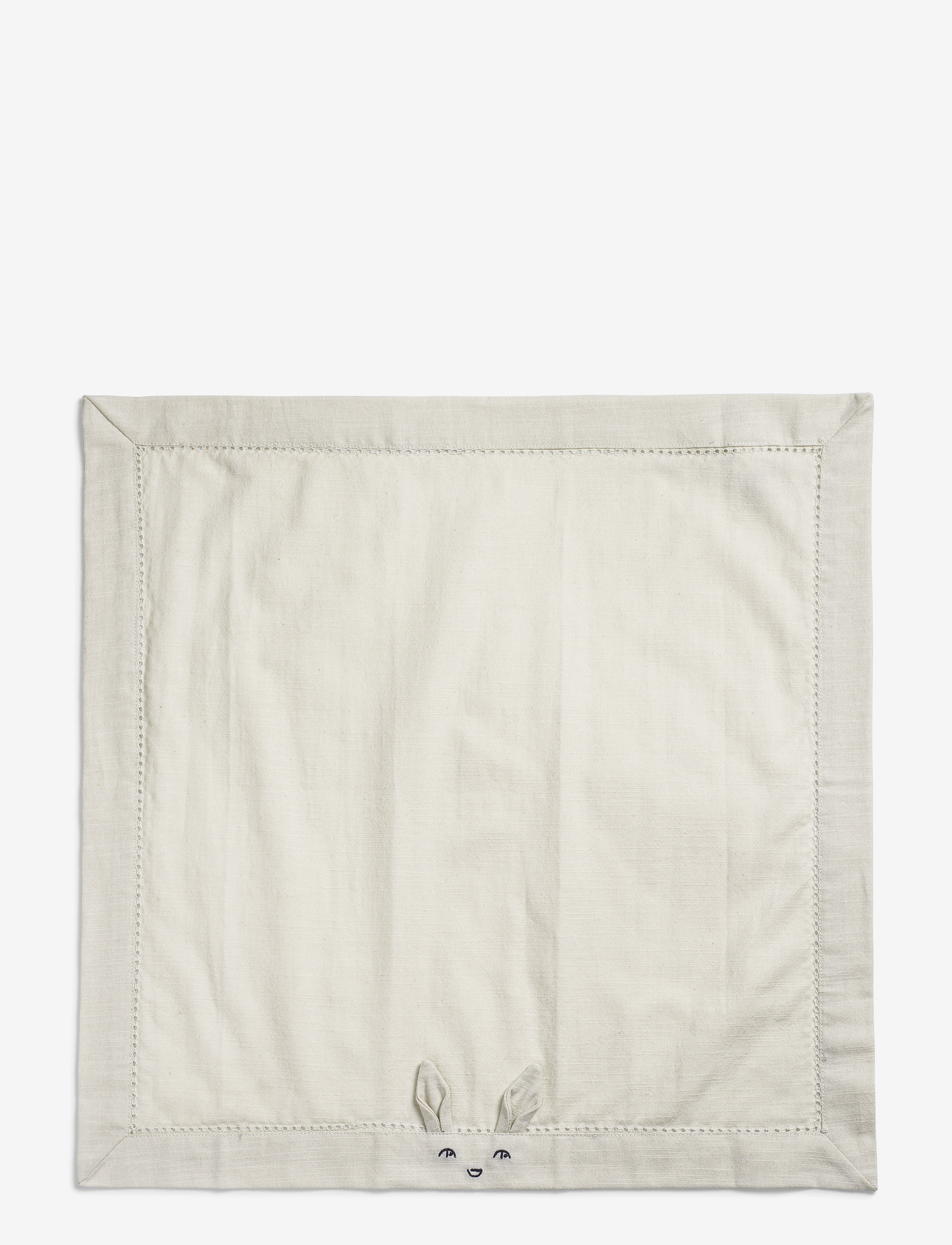 Elodie Details - Baby Napkins 2pcs - Lily White / Warm sand - servietter & tilbehør - lt grey / beige - 1