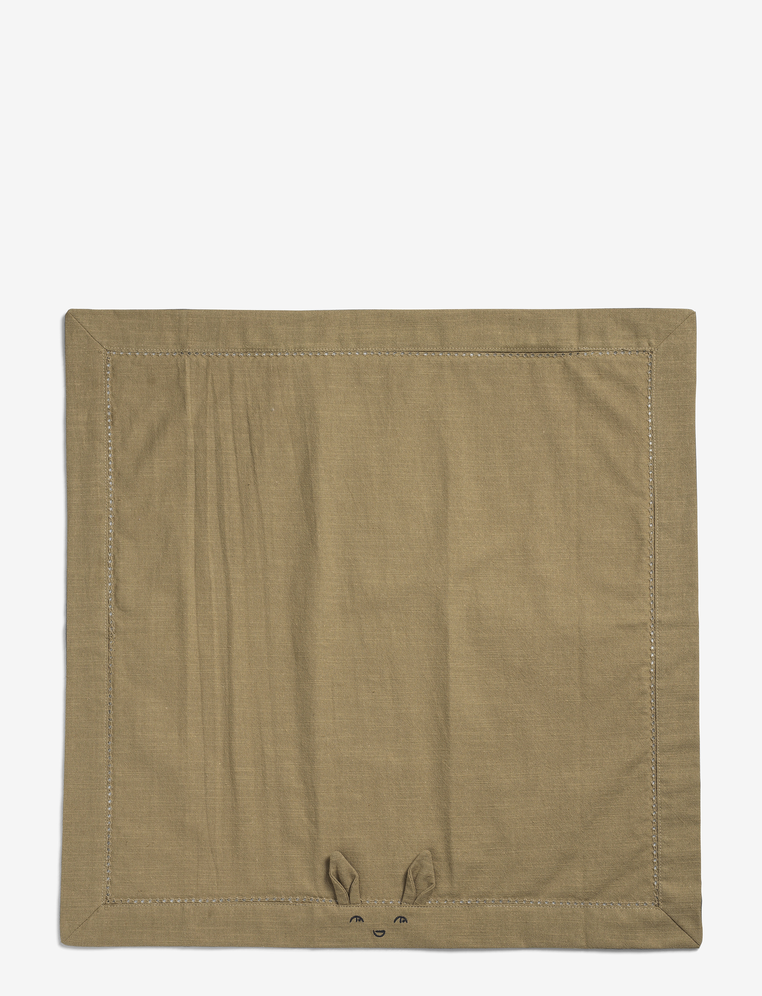 Elodie Details - Baby Napkins 2pcs - Lily White / Warm sand - servietter & tilbehør - lt grey / beige - 2