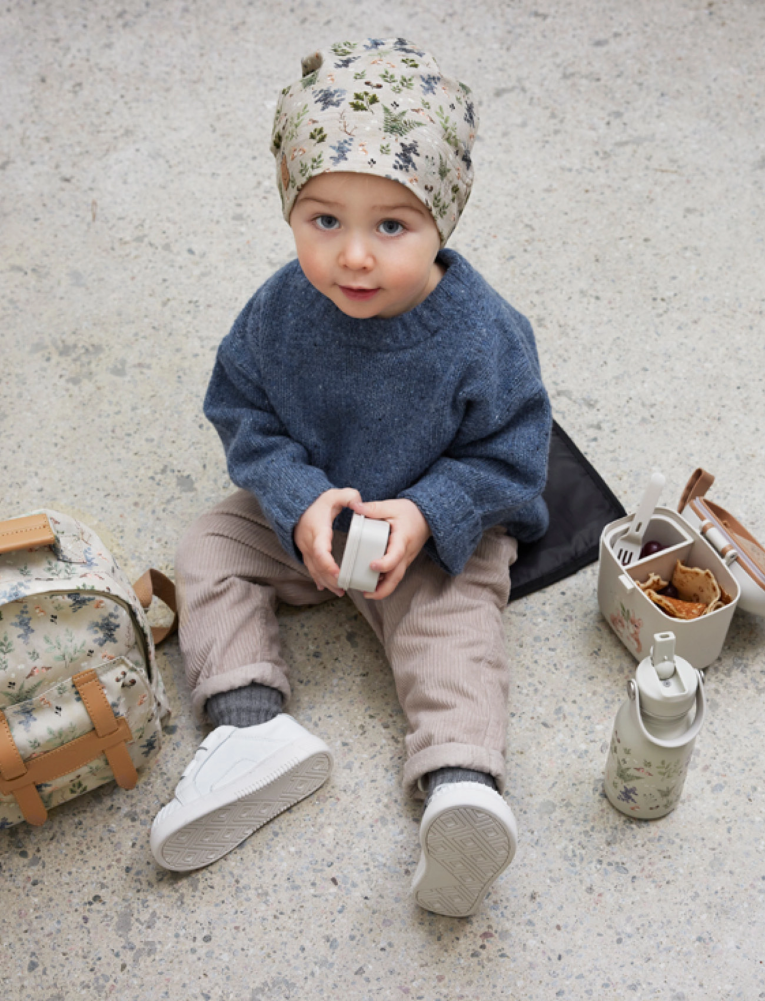 Elodie Details Lunch & Snack Box - Bunny Darling, One Size, Multi/patterned, Måltidstid > Madkasser, Børn